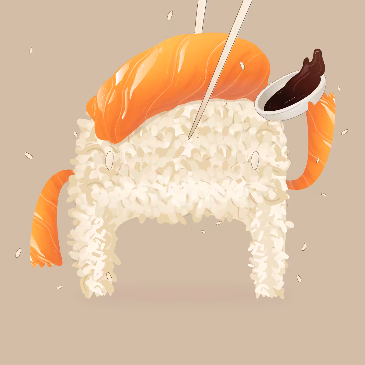073 - Salmon Sushi