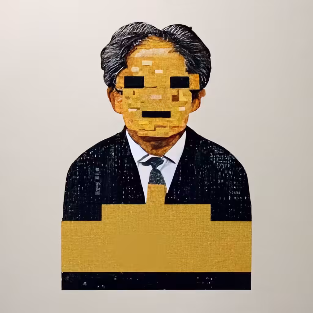 /IMAGINE: 5X5 PIXEL ART SATOSHI NAKAMOTO