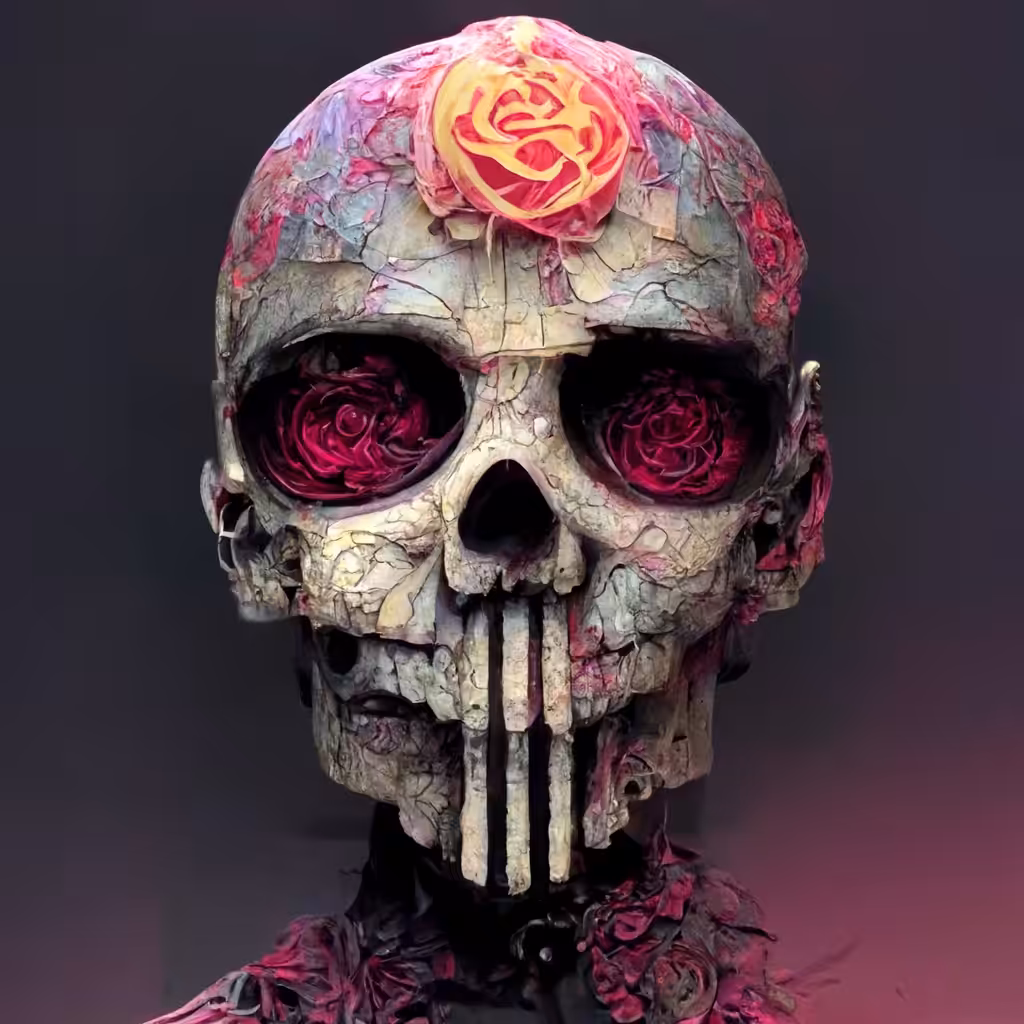 Rose Skull #1