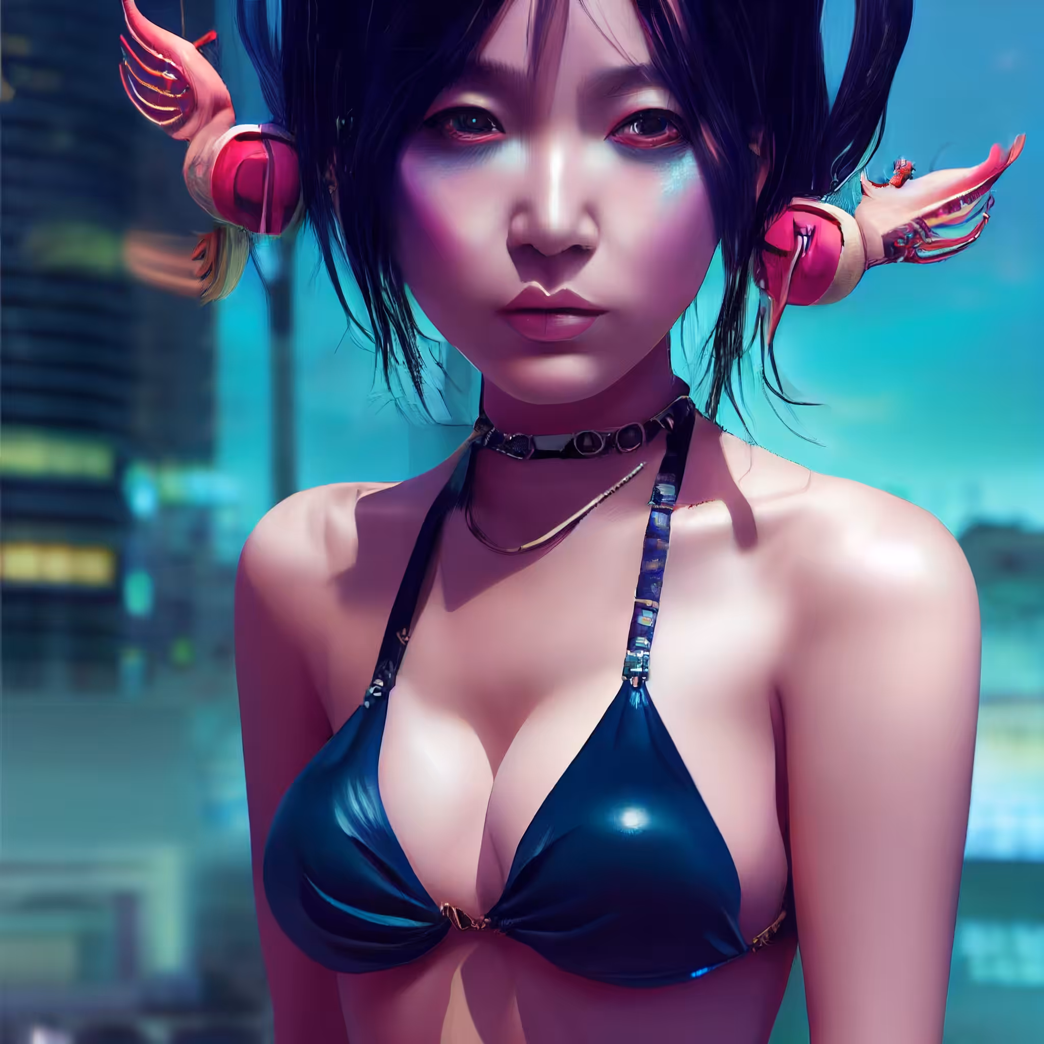 Beautiful female demon
