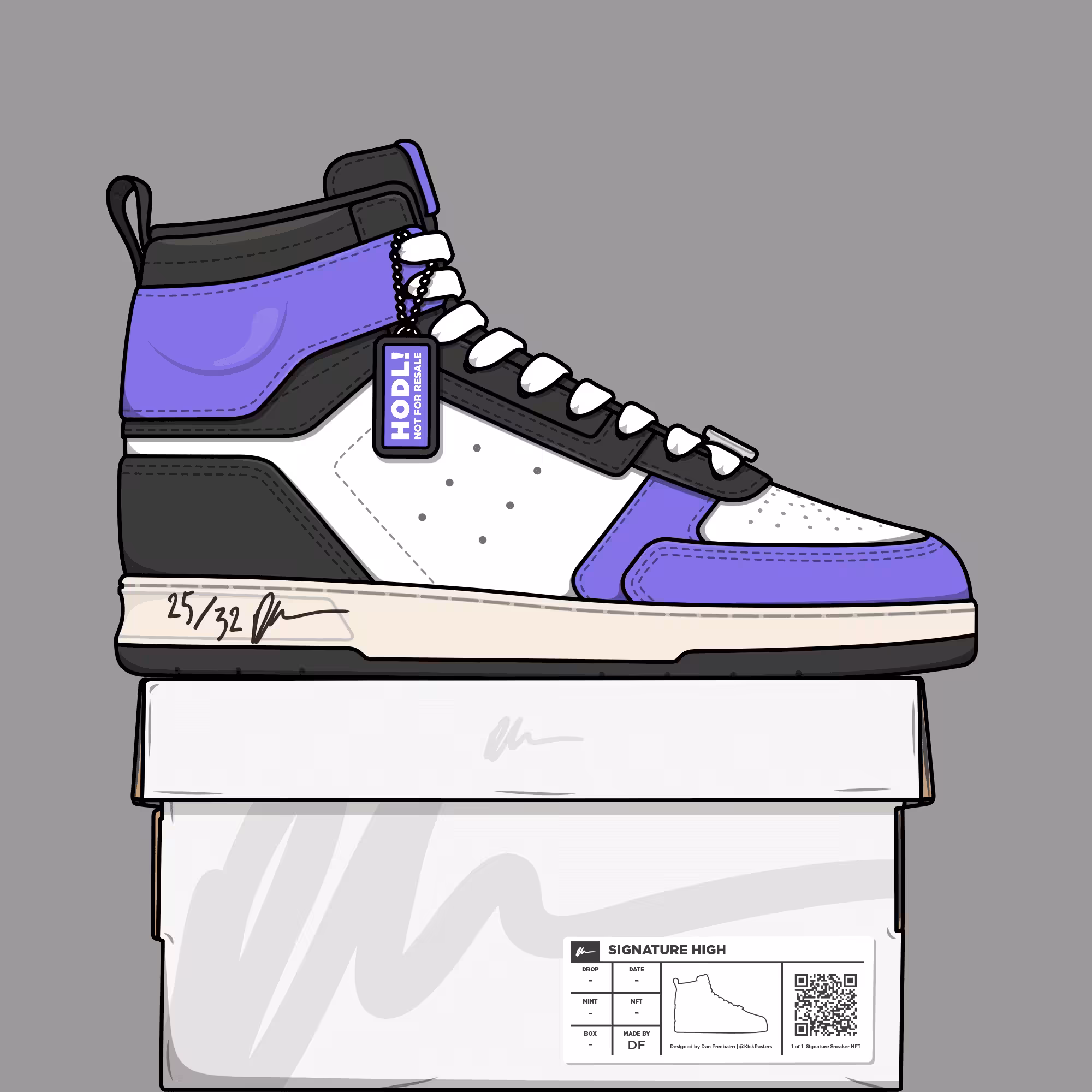Signature Sneaker High 'Spectrum' - #25