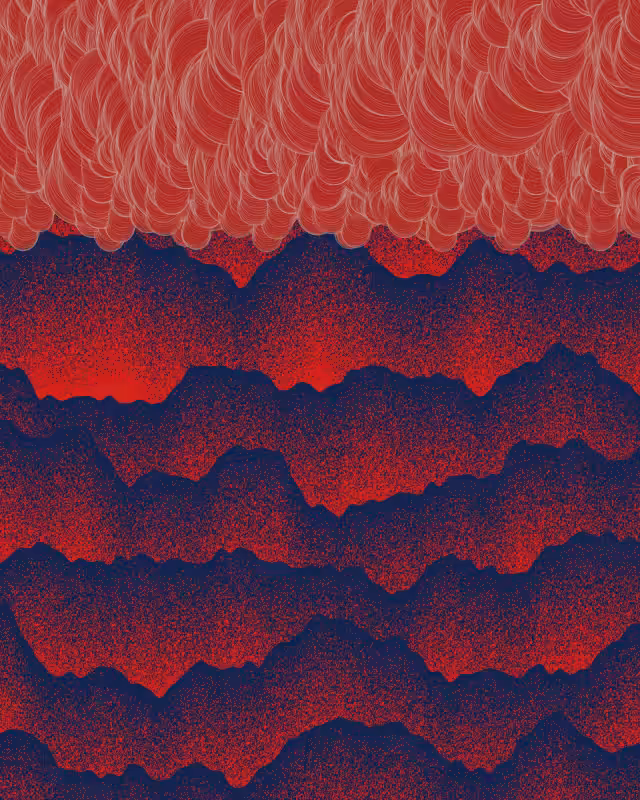Clouds over the Mountains #4