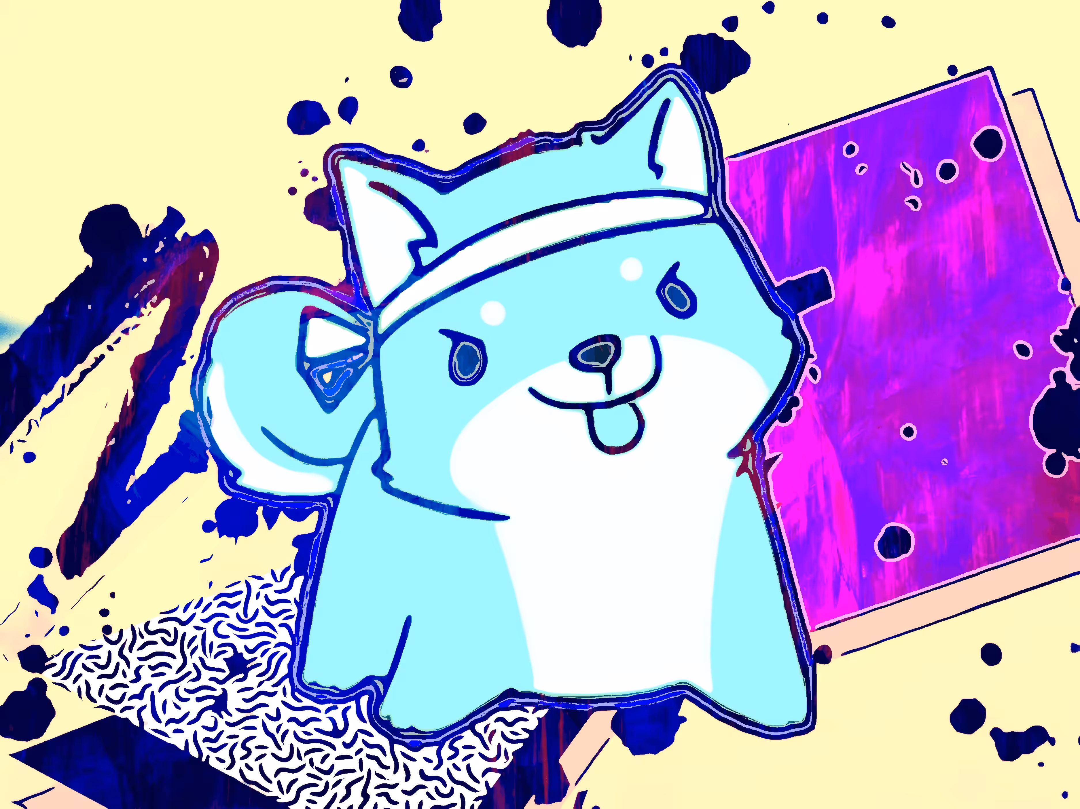 Vintage Ninja Doge 