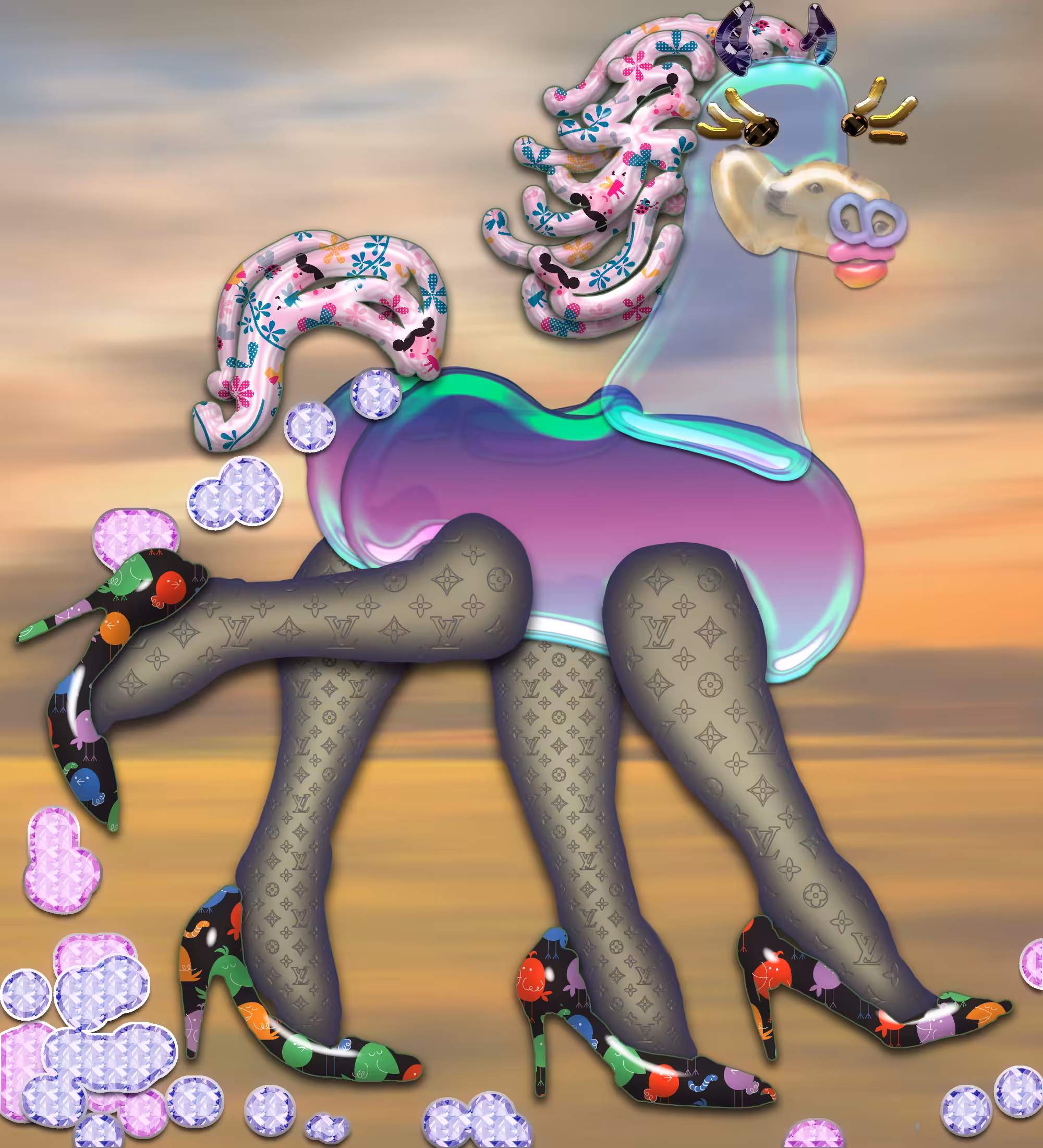 Very Elegant Horse