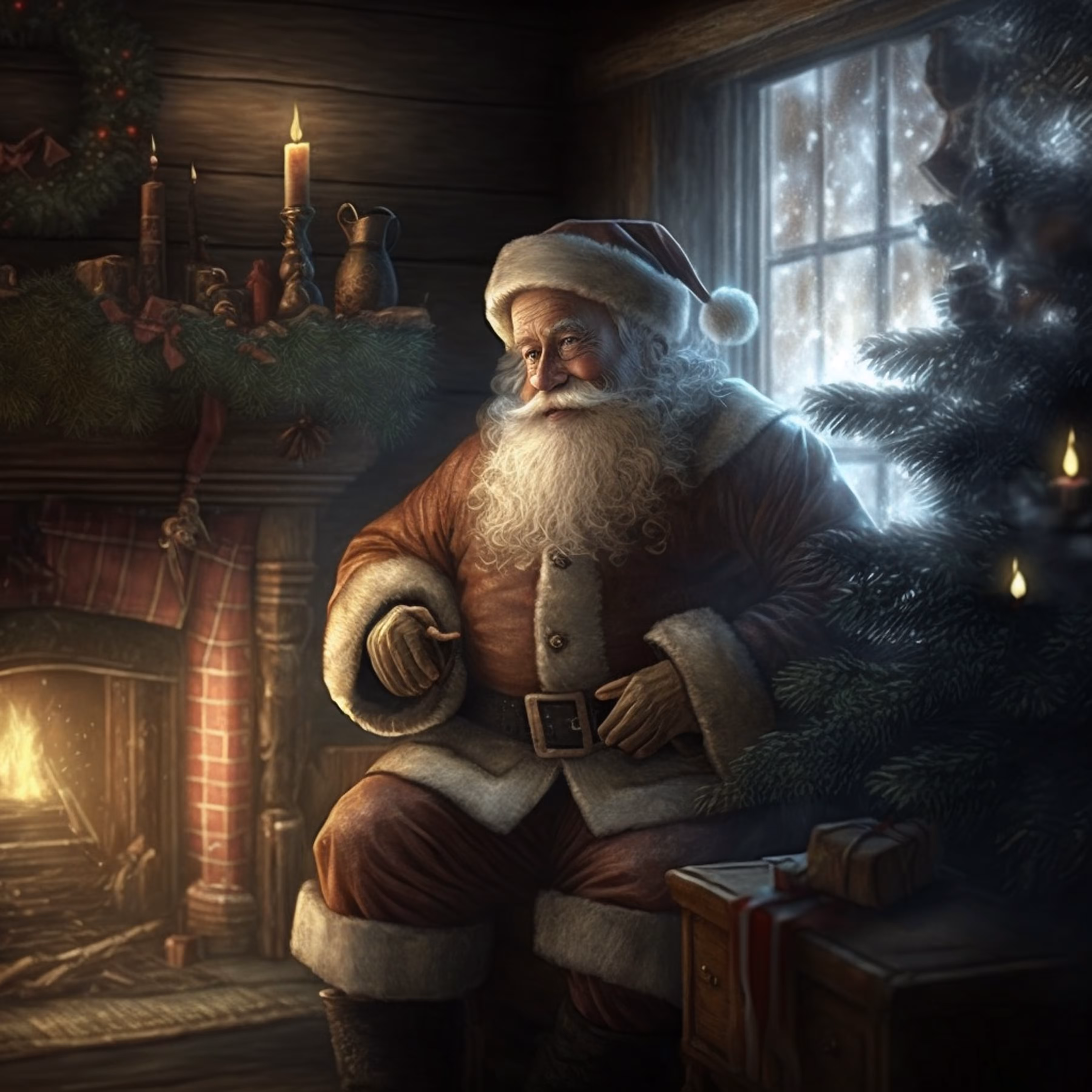 1/1 Santa NFT by Sollog No. 8