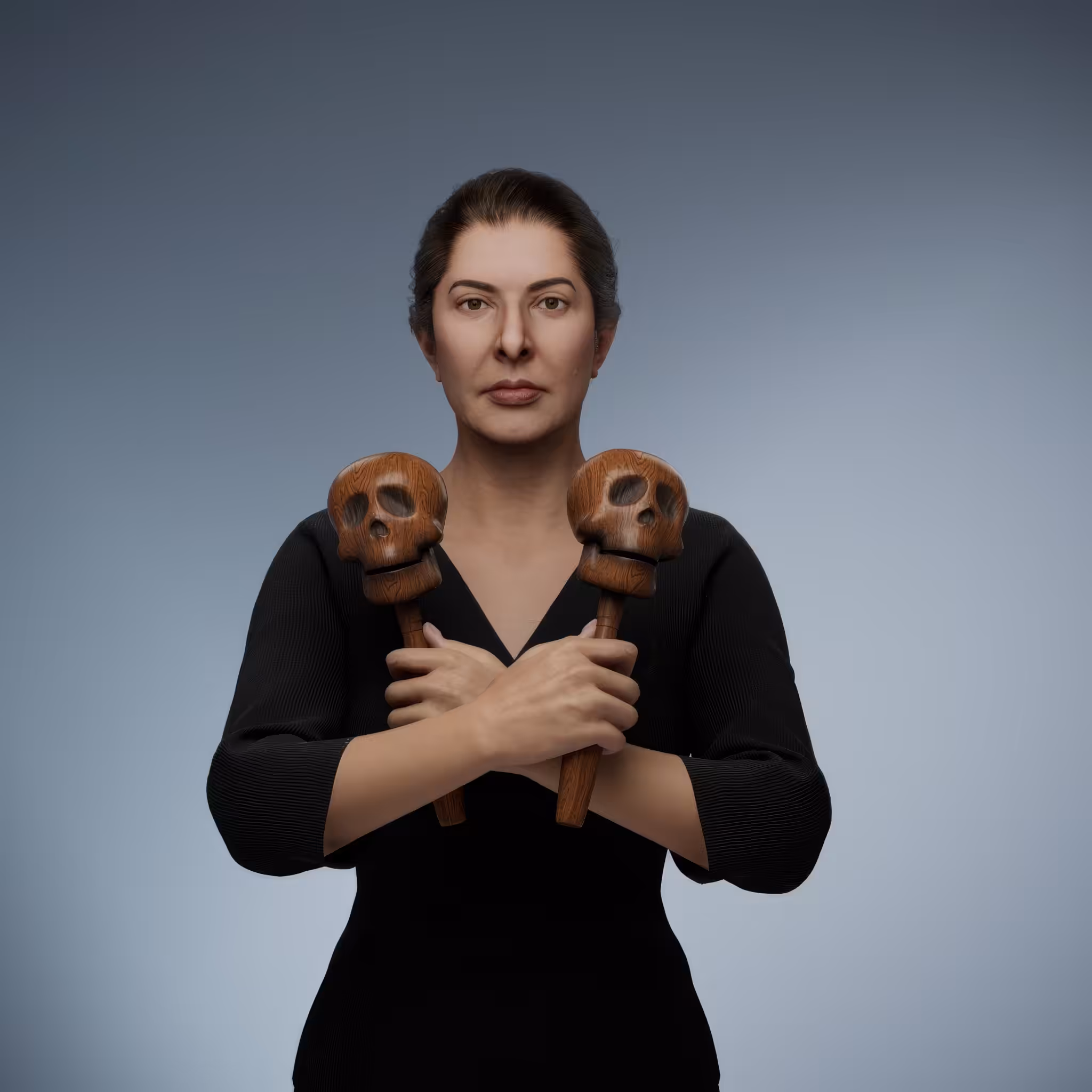 Portrait with Maracas #200