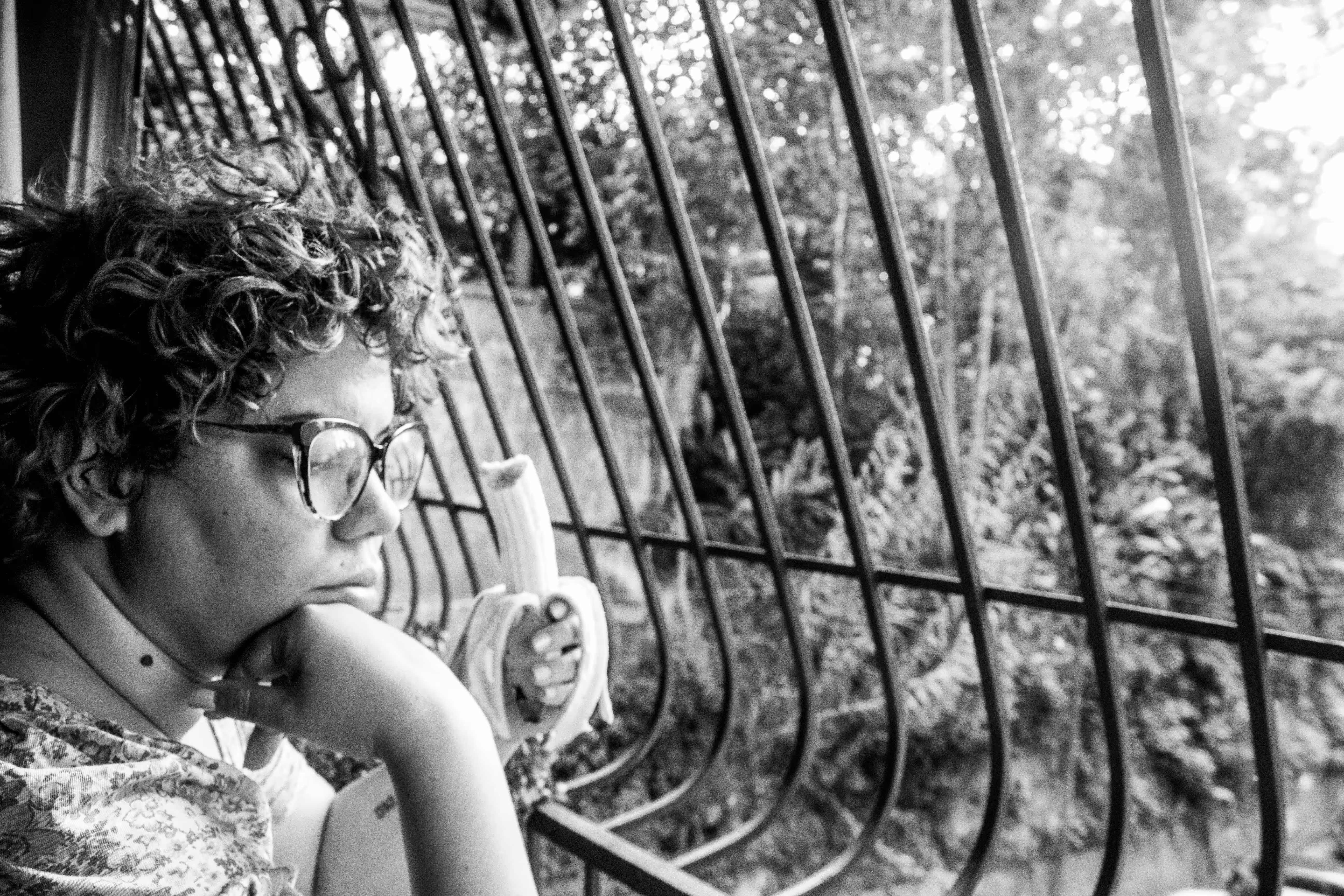 Looking outside