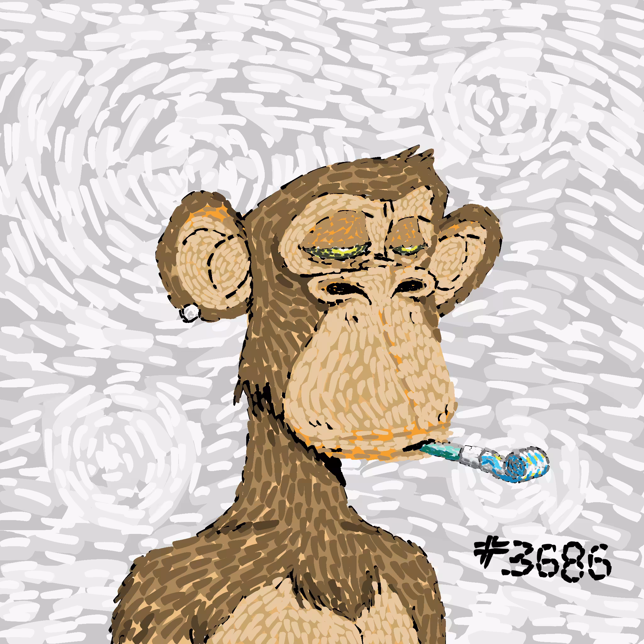 Gogh Ape #3686
