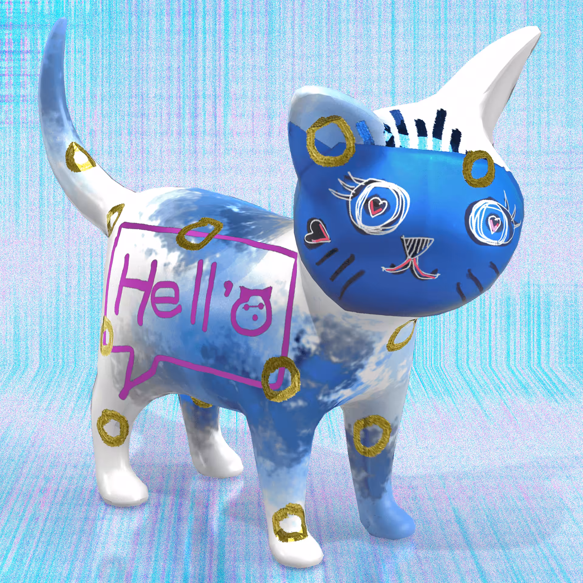 Metallic Cat #54