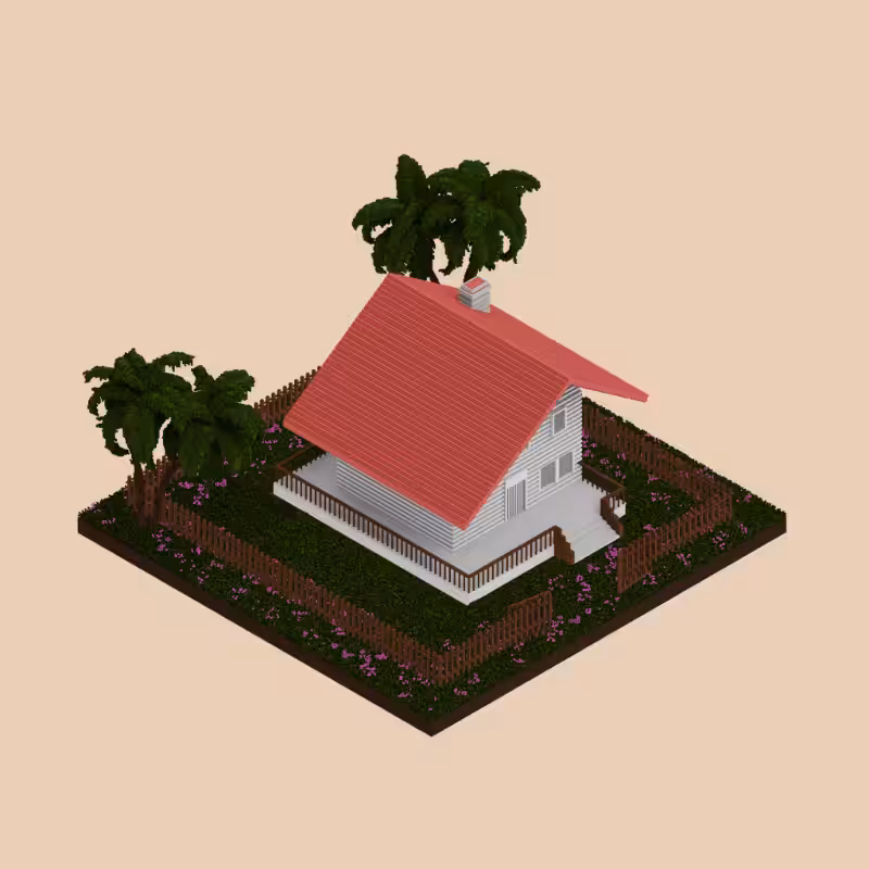 Pastel cottages #76