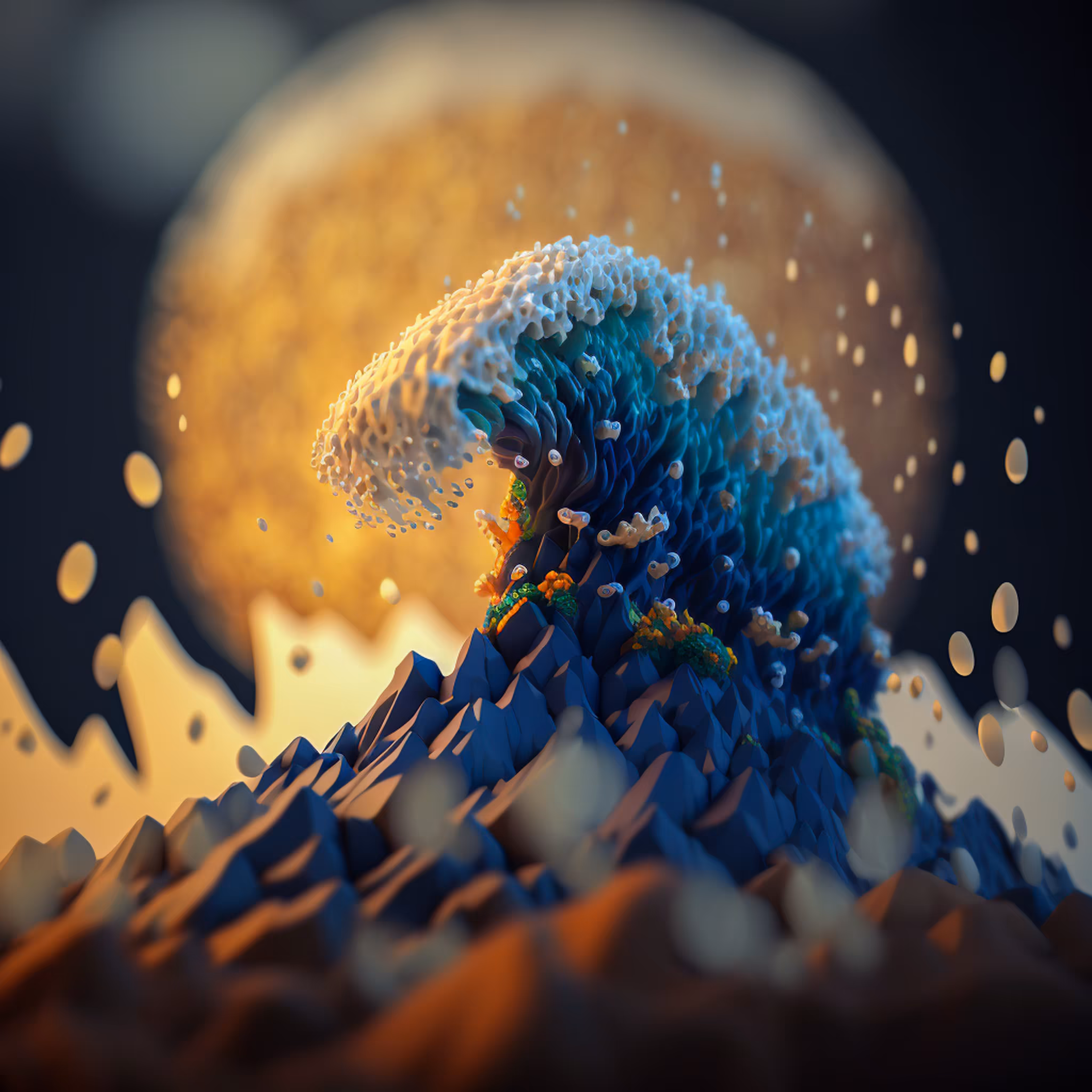 Dioramas - The Great Wave : 33