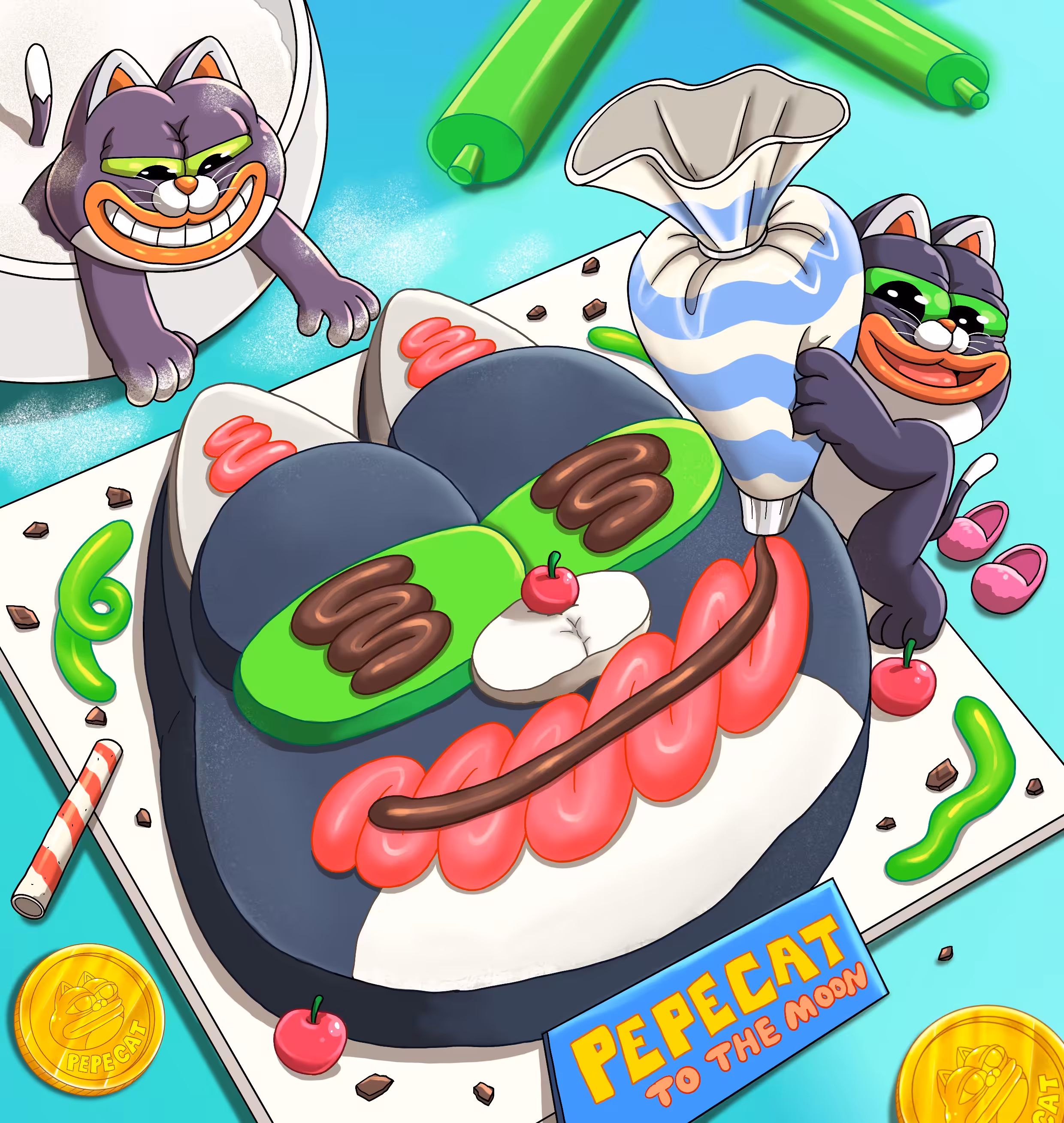 P3P3CAT: Cat's Cake
