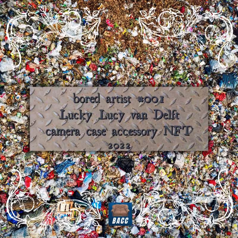 .22 CAMERA CASE RETIRED 22 FEB, 2022. #authenticaf #trashart by Lucky Lucy van Delft #001 BACC