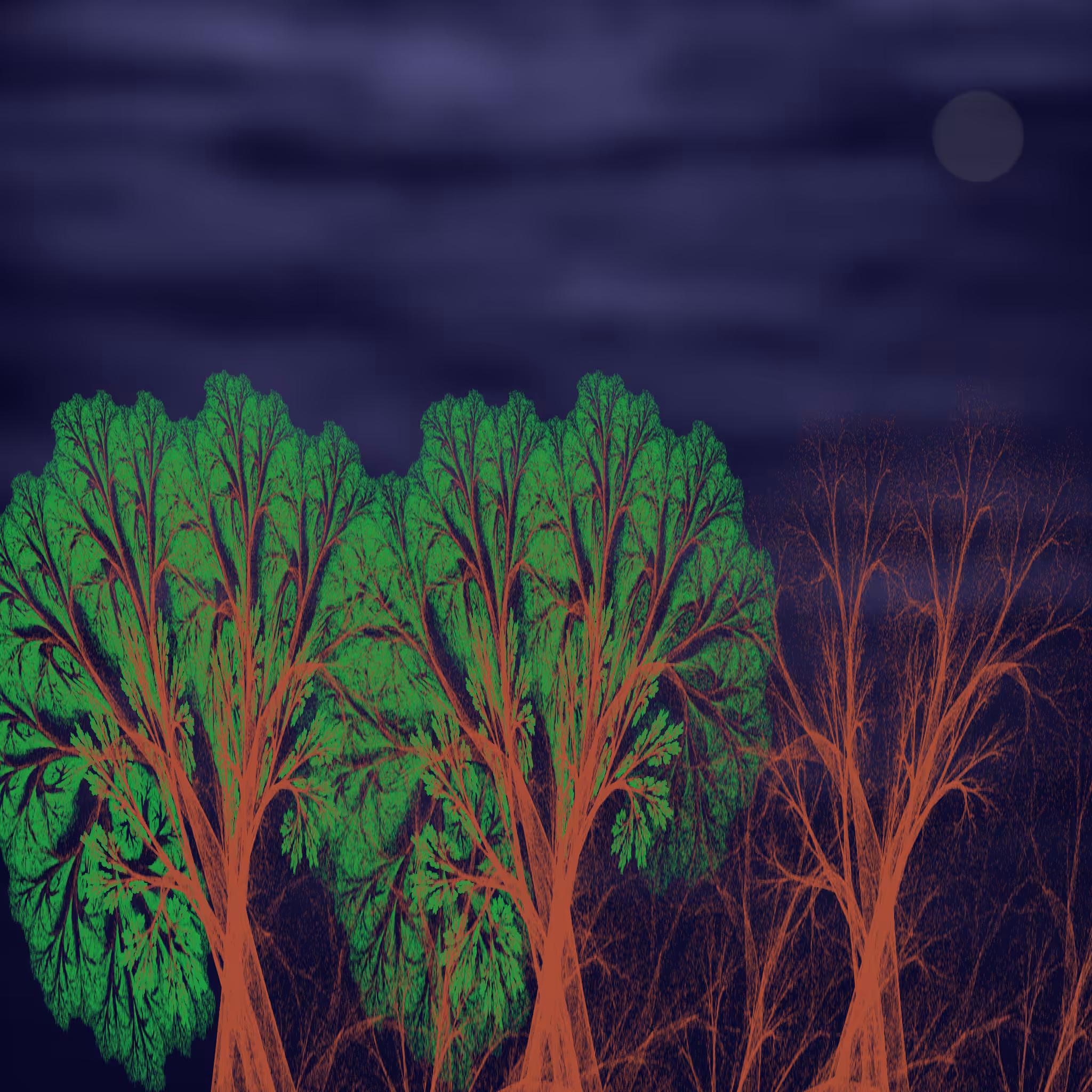 Chaotic Treescape #12