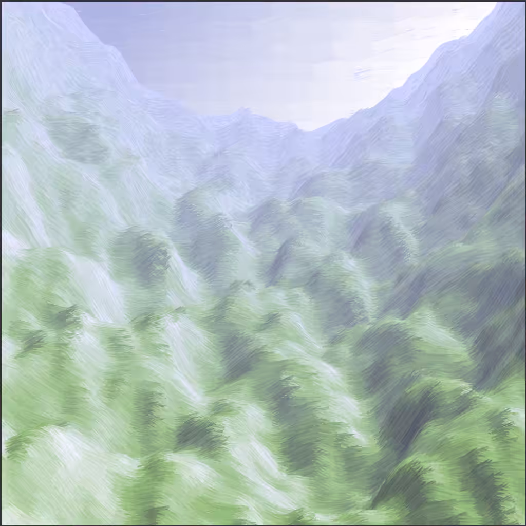 Lush Fields  #105