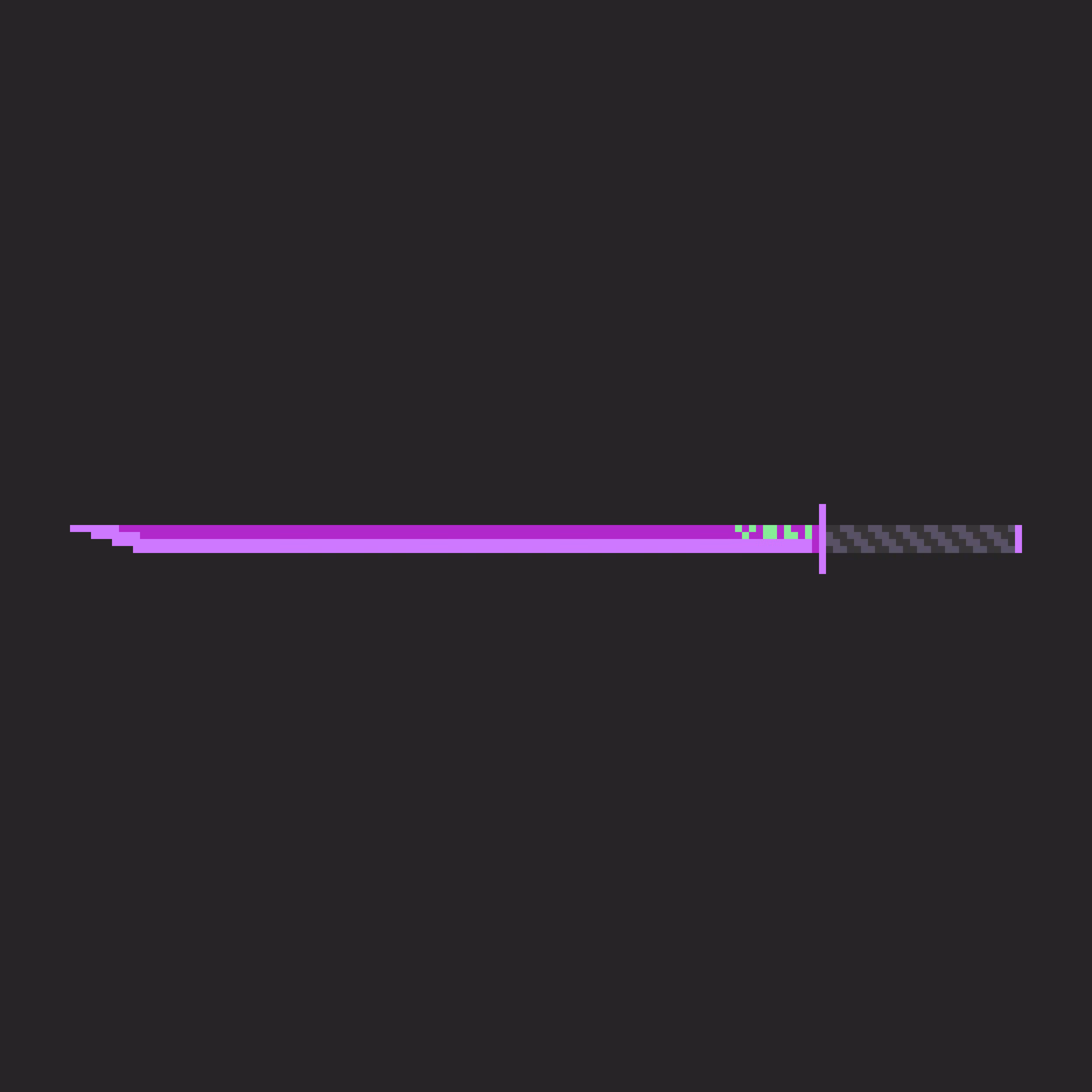KIRU AMETHYST KATANA #3