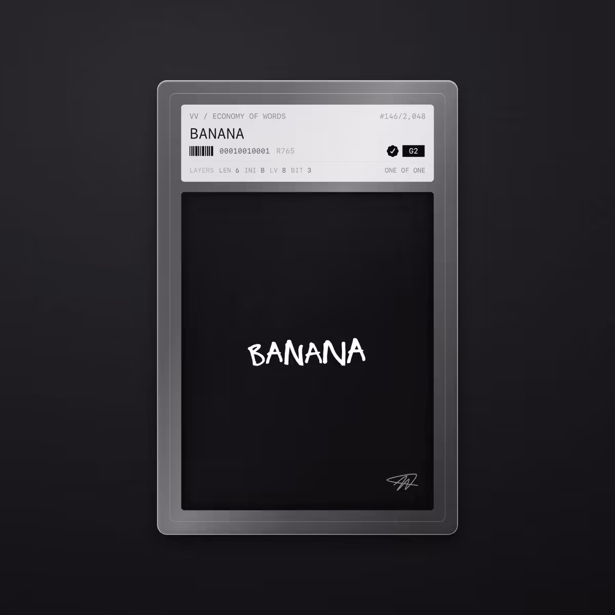 Economy of Words: BANANA · #146