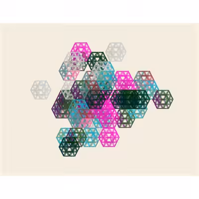 Brutalist Mesh Paintings #15