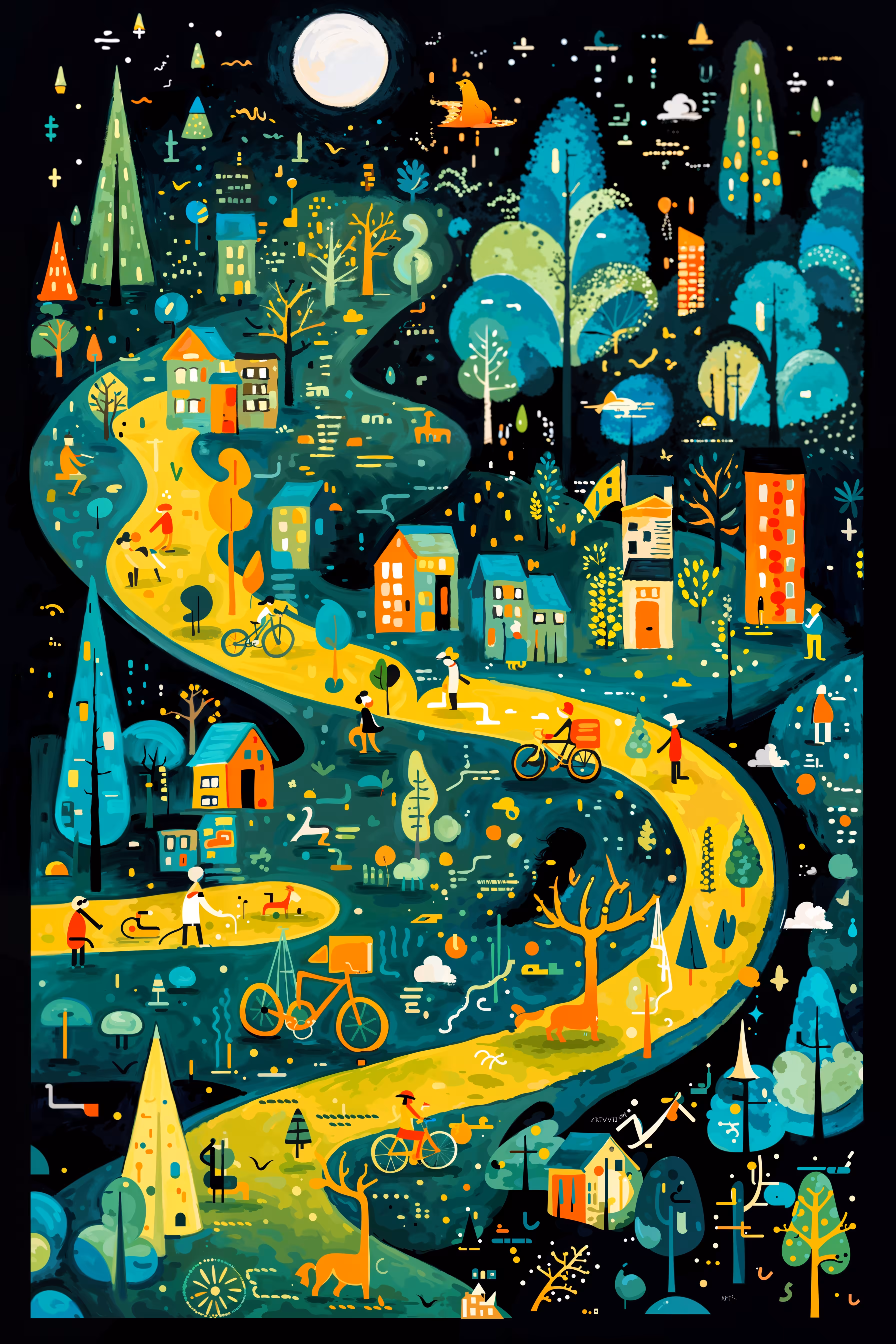 walking trees and sentient bikes