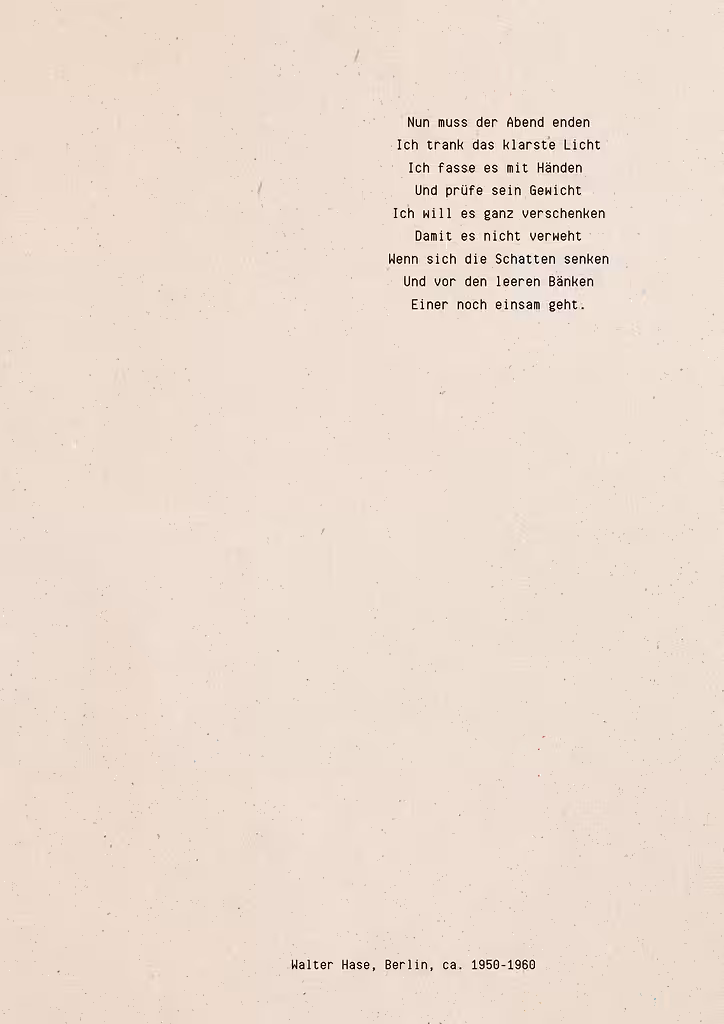 Did You Know That I can Breathe Underwater?: Did You Know That I Can Breathe Underwater - Walter Hase Poem 8
