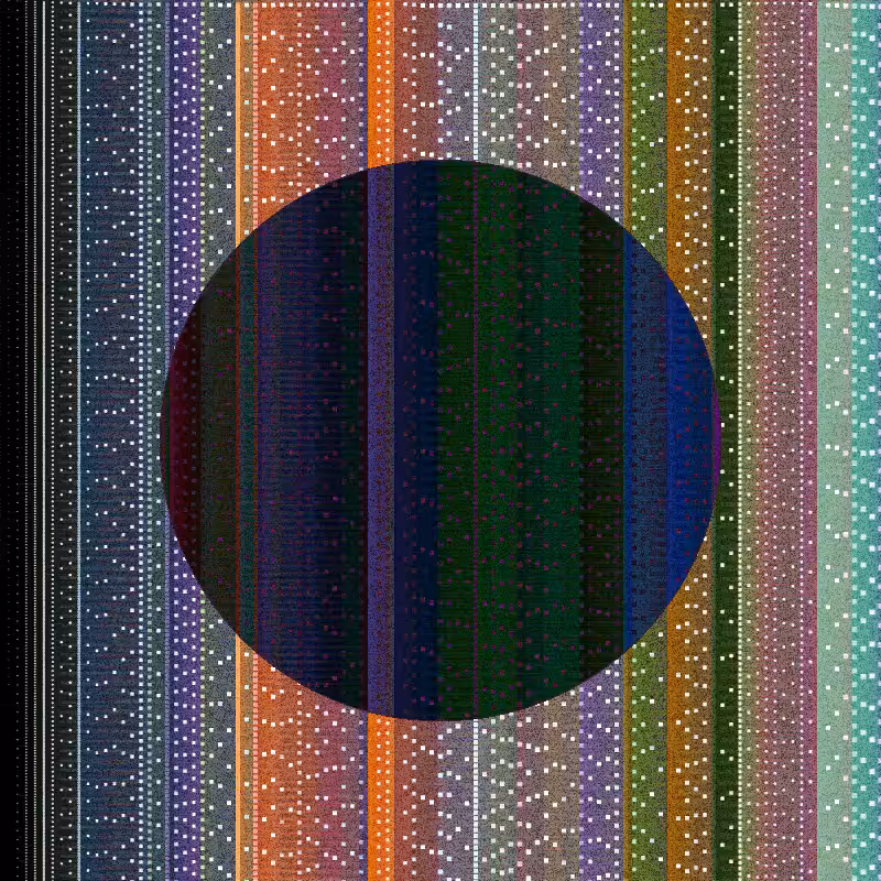 Columns & circle #11