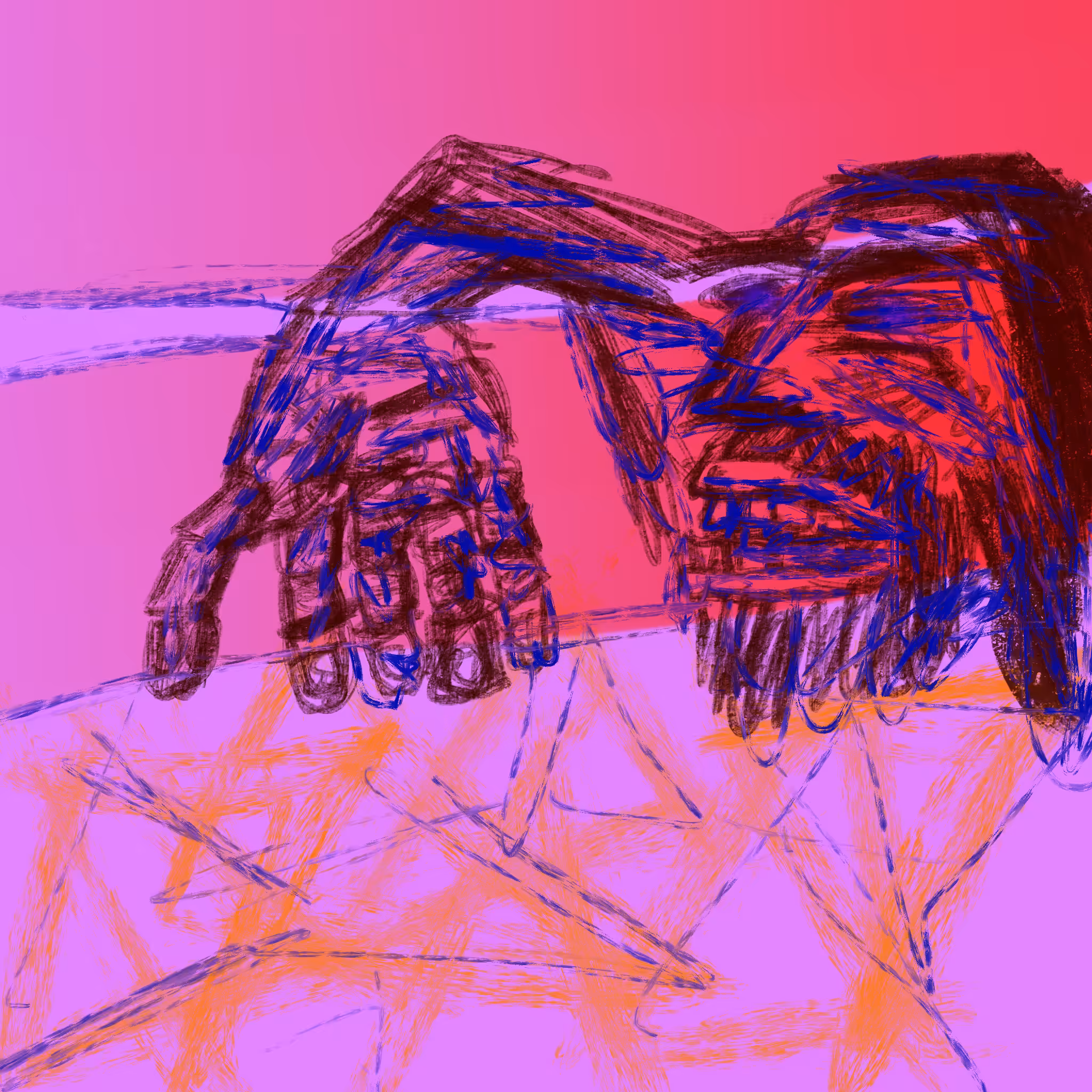 CAVEMAN EATING DORITOS
