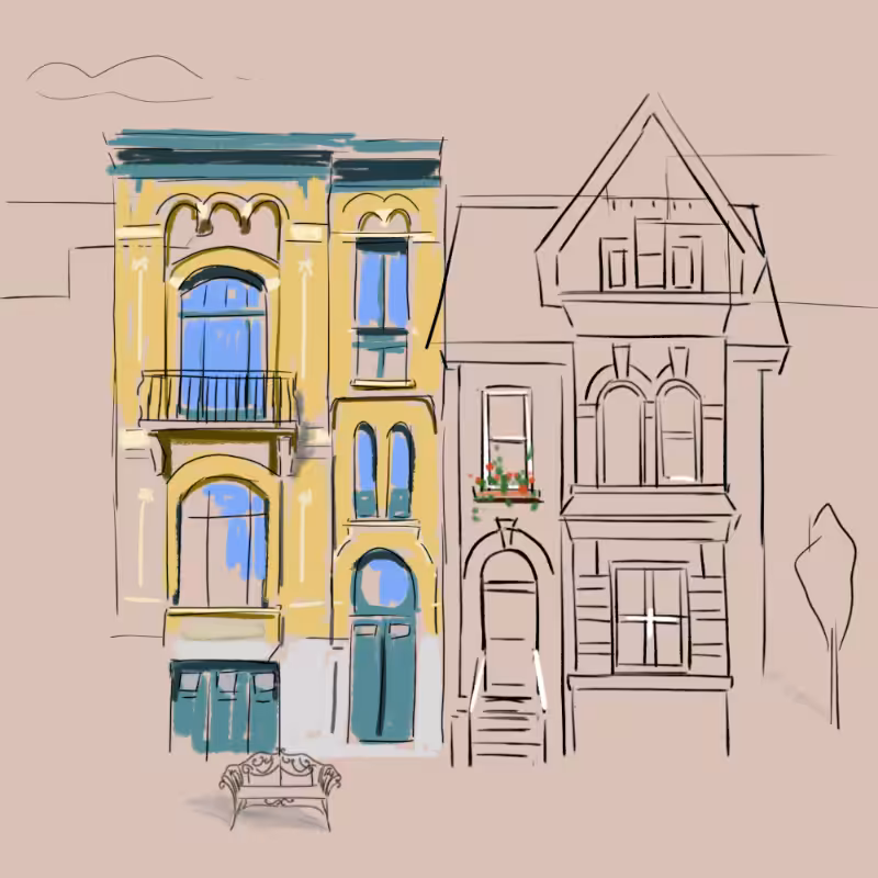 Architectural sketches #50