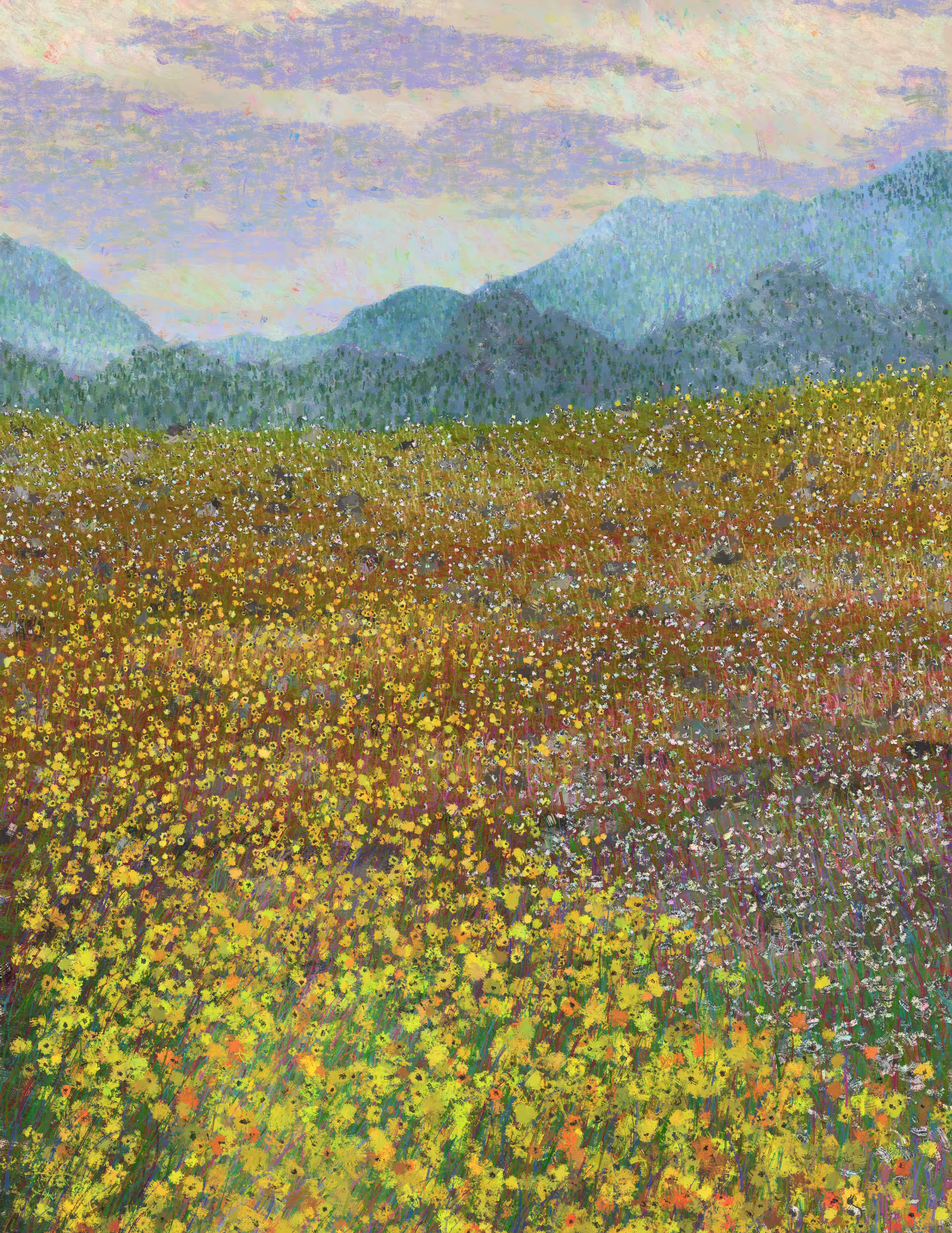 Rodeo posts: Yellow Meadow