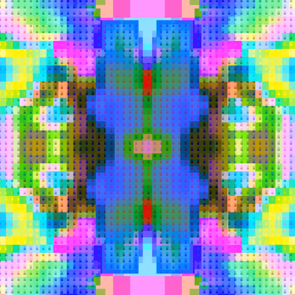 Magical Pixelated Kaleidoscope #6