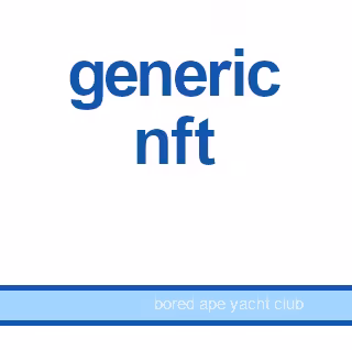 generic nft - bored ape yacht club