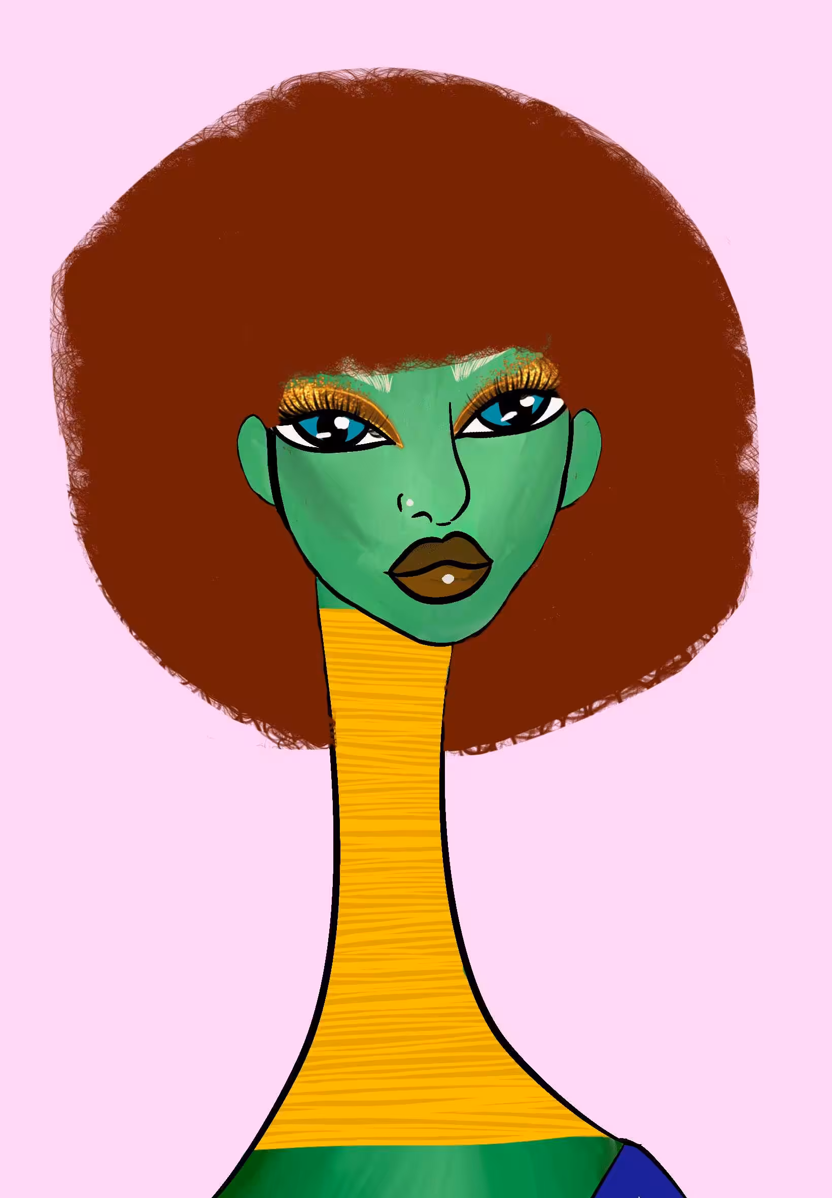 Long Neckie Ladies: Long Neckie Lady #313