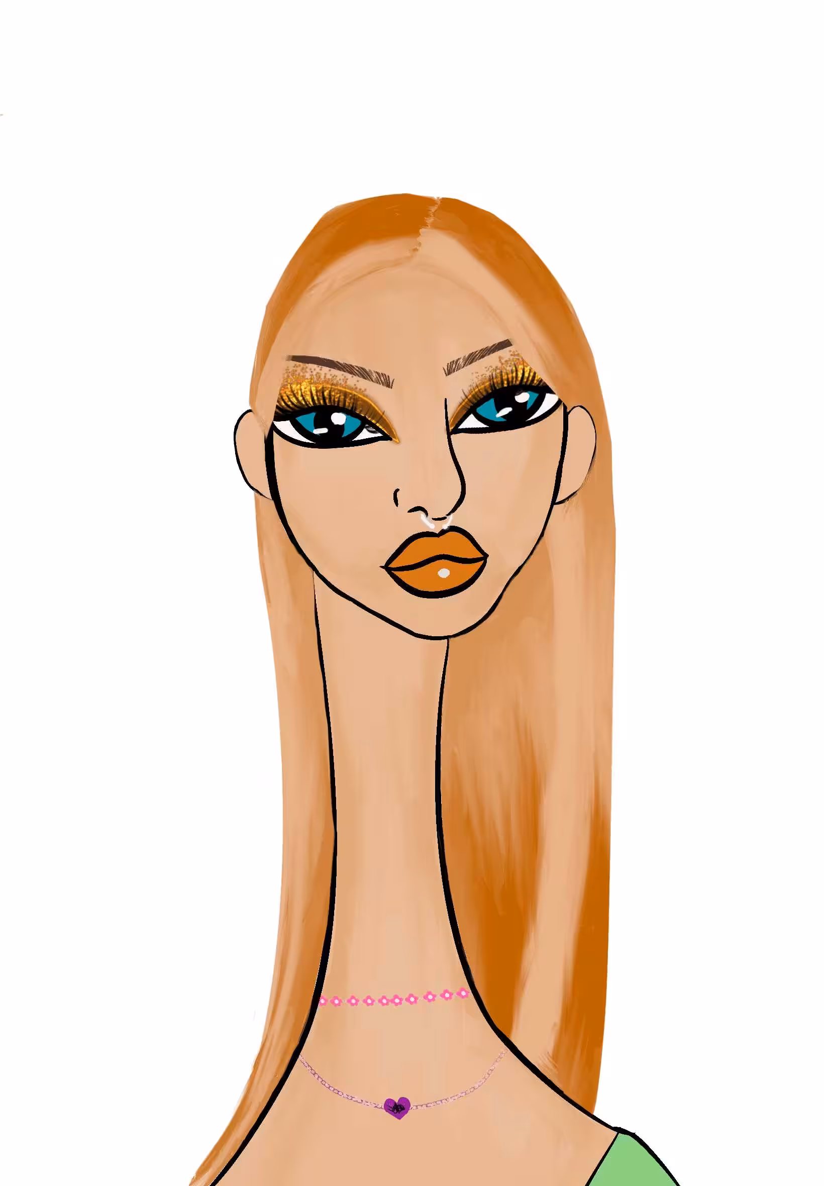 Long Neckie Ladies: Long Neckie Lady #1837