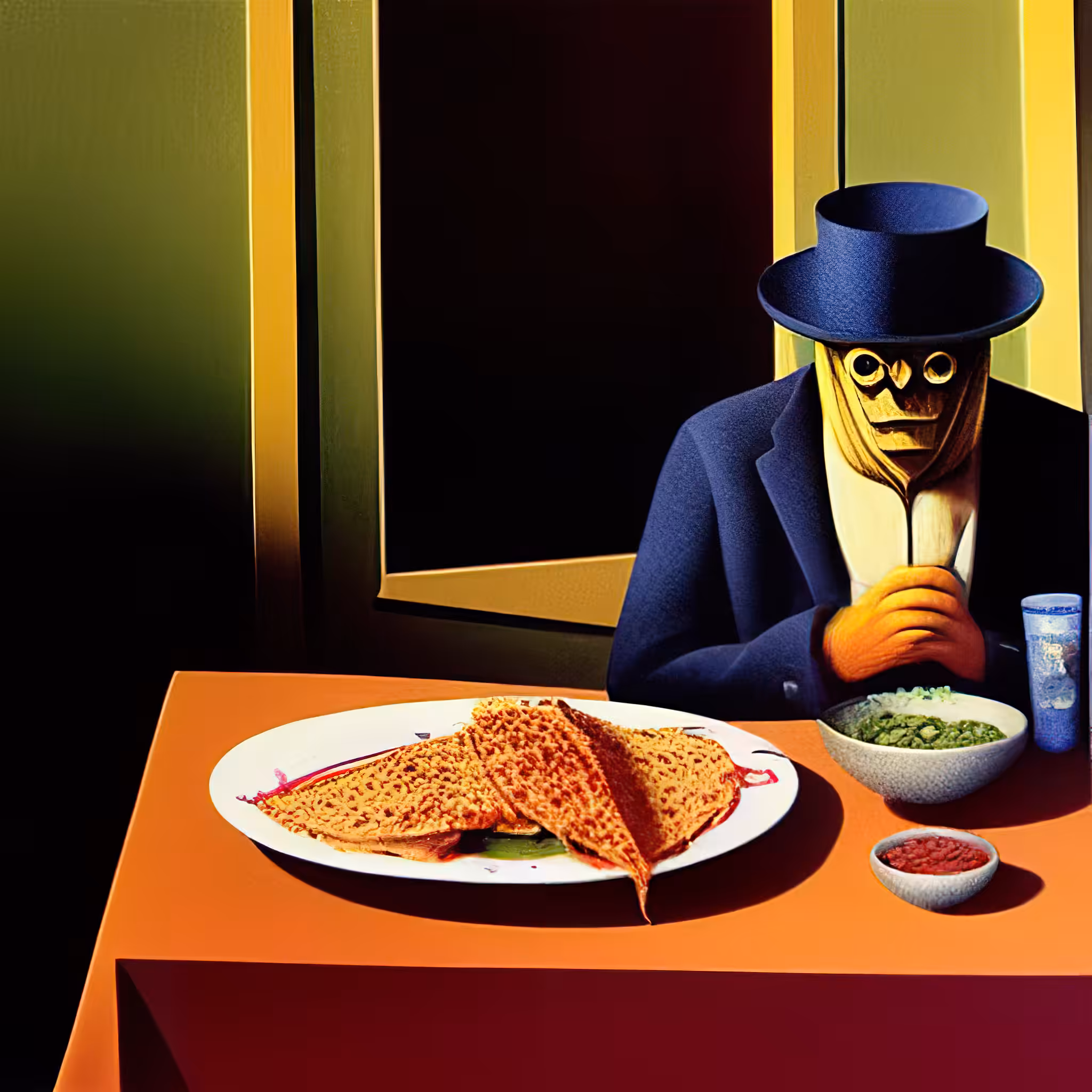 A particularly human dinner