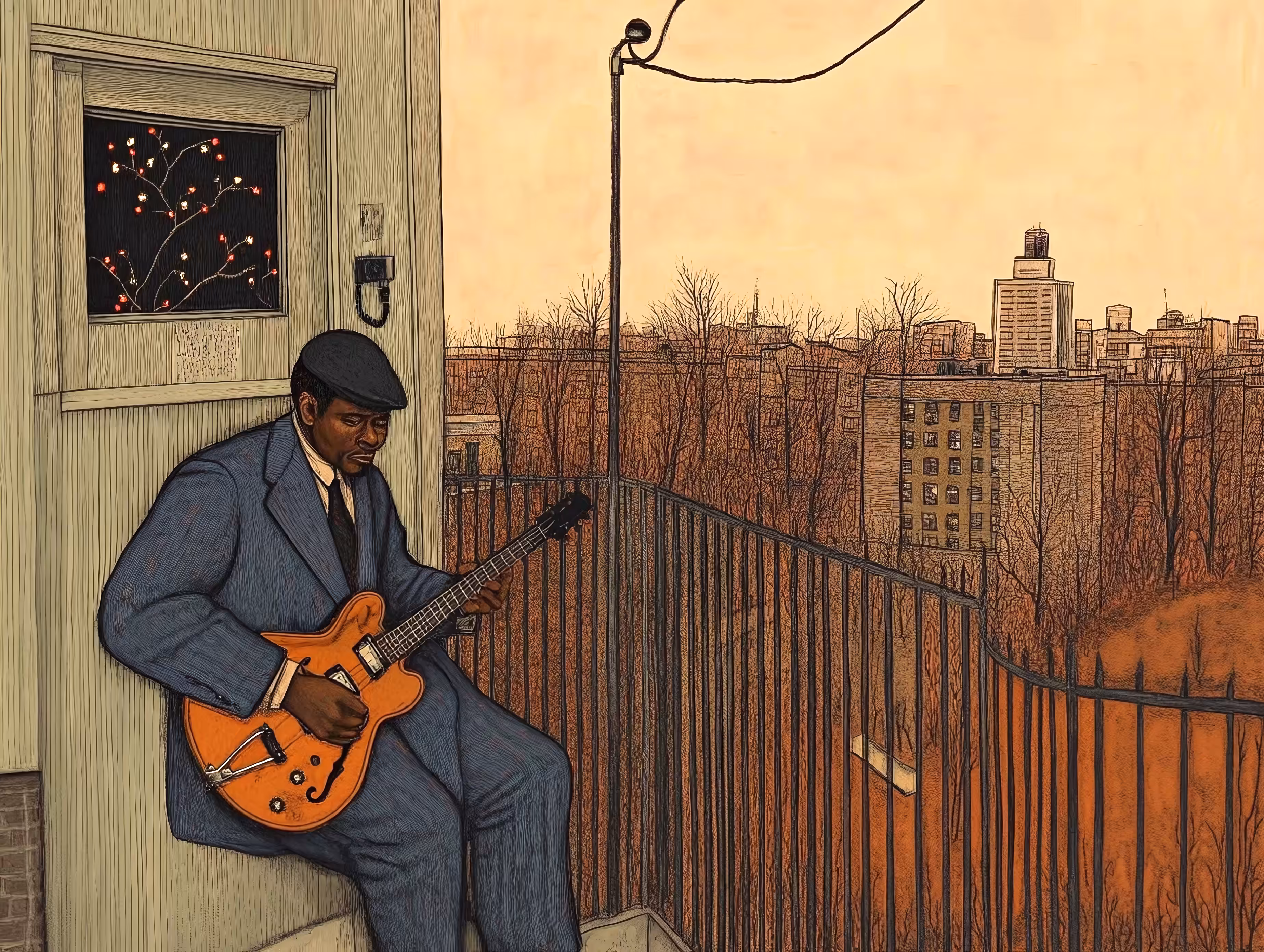 Jimmy on the stoop
