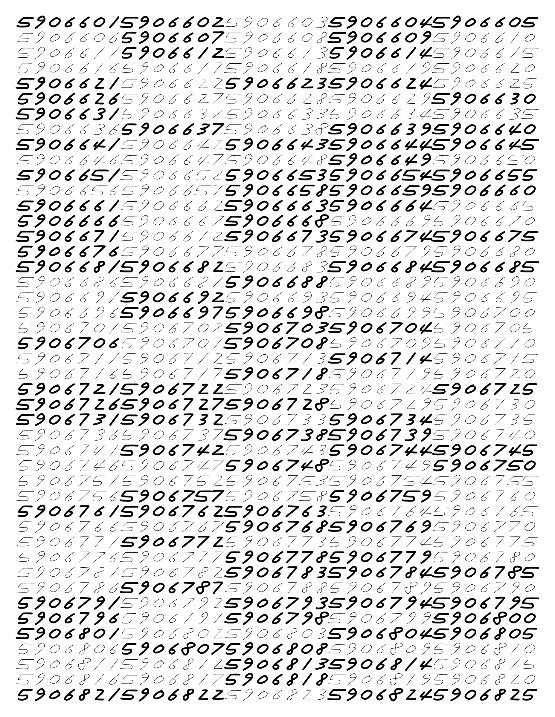 Endless (5,607,250 to Infinity) #1016