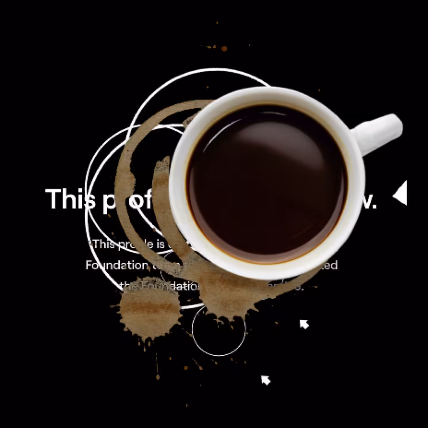 This Profile Is Under Review (Coffee Stained)