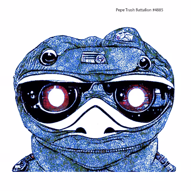 Pepe Trash Battalion #4885 NGMI Squad