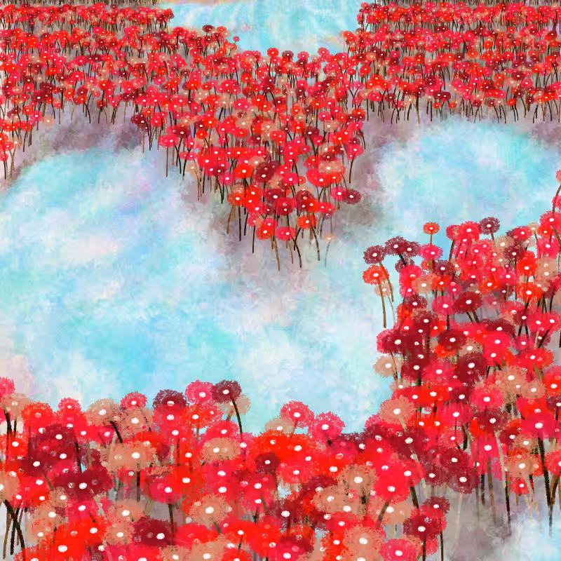 Floral Landscape #6