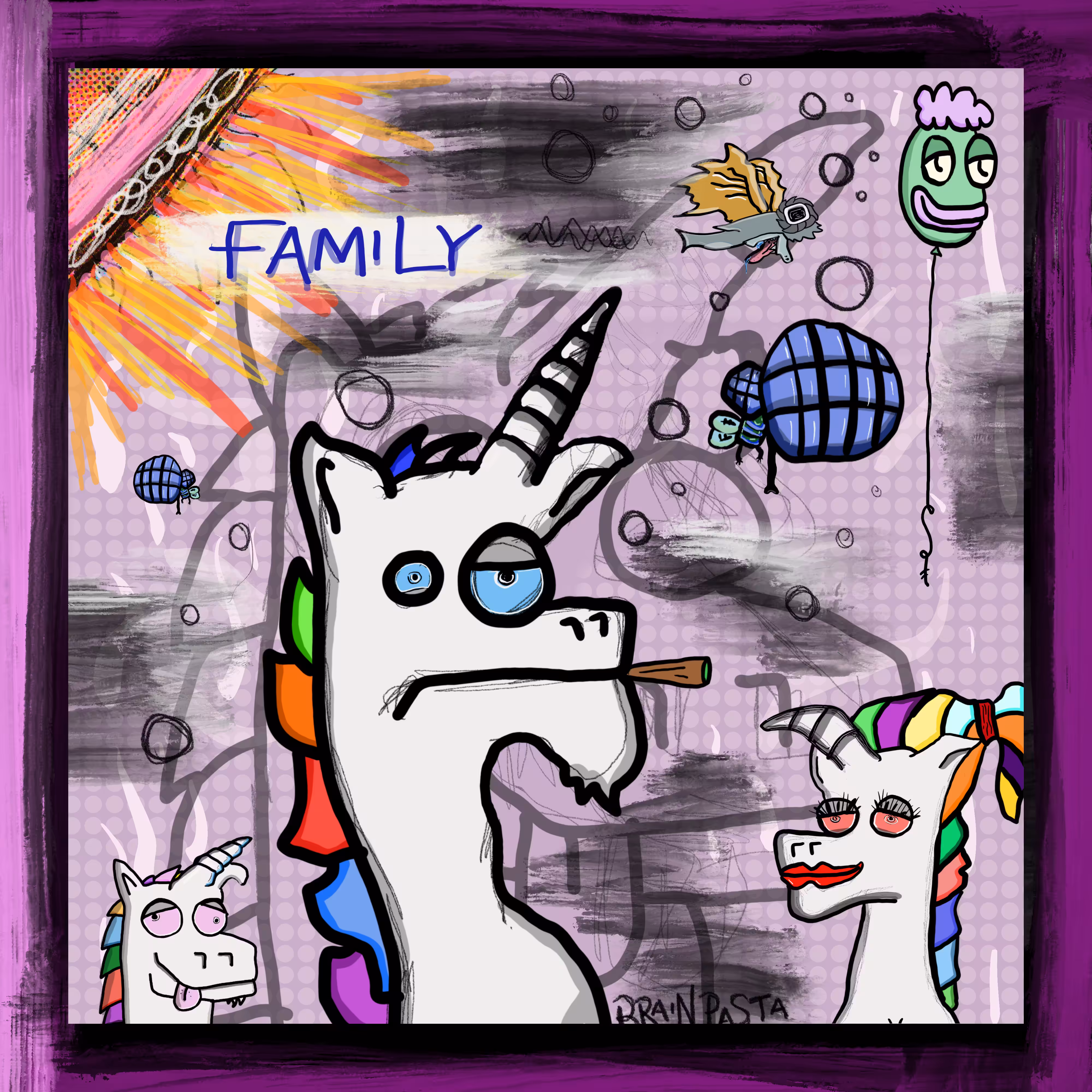 Unicorn Family Picnic