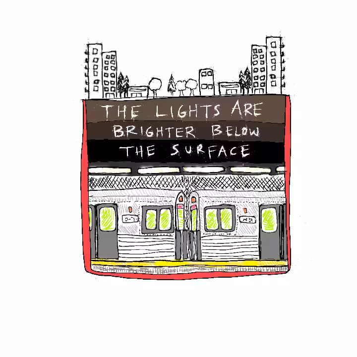the lights are brighter below the surface.