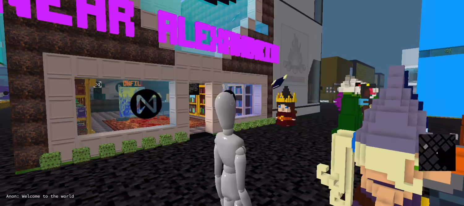NEAR ALEXANDRIA LIBRARY on Metaverse