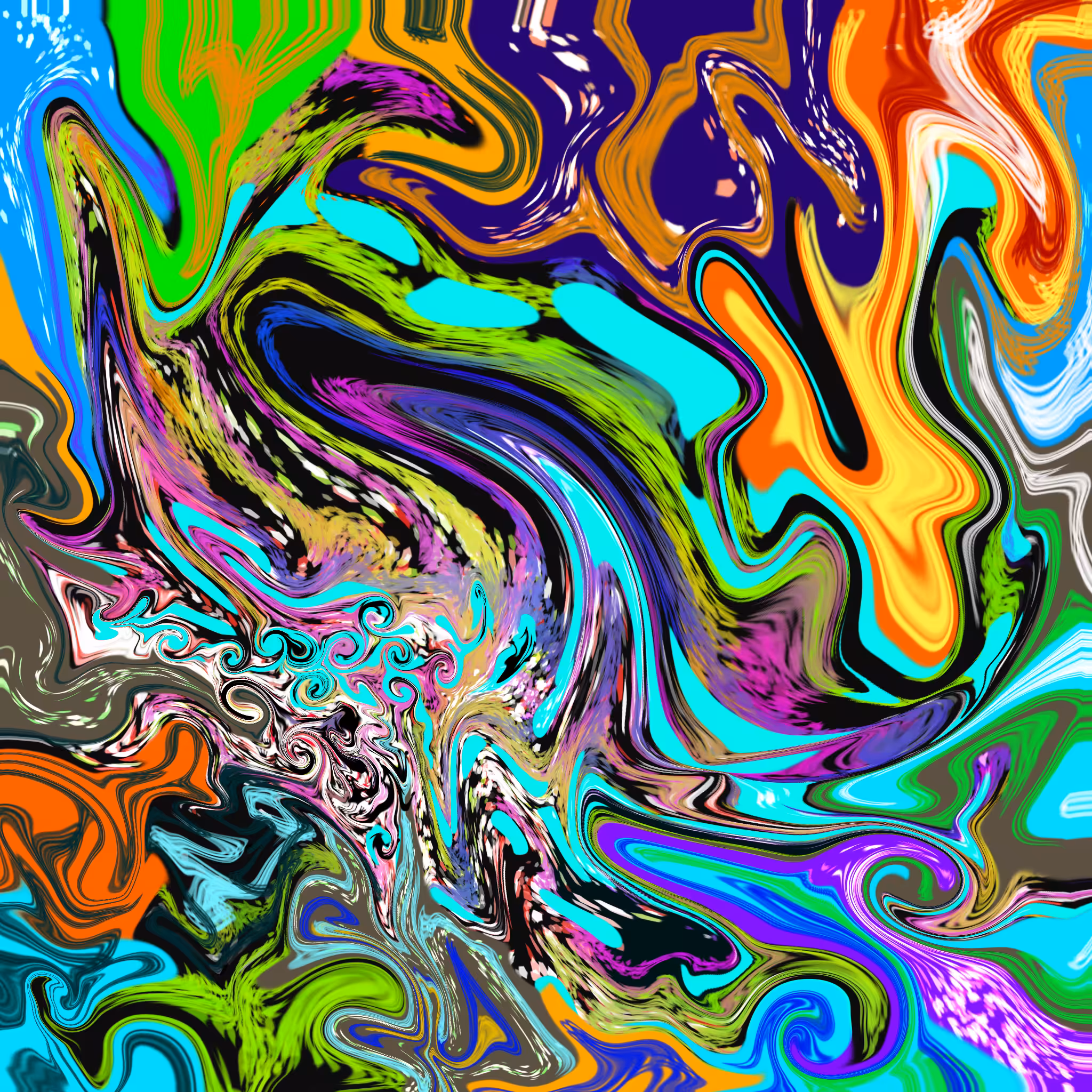 "Colorful Whirlwind"