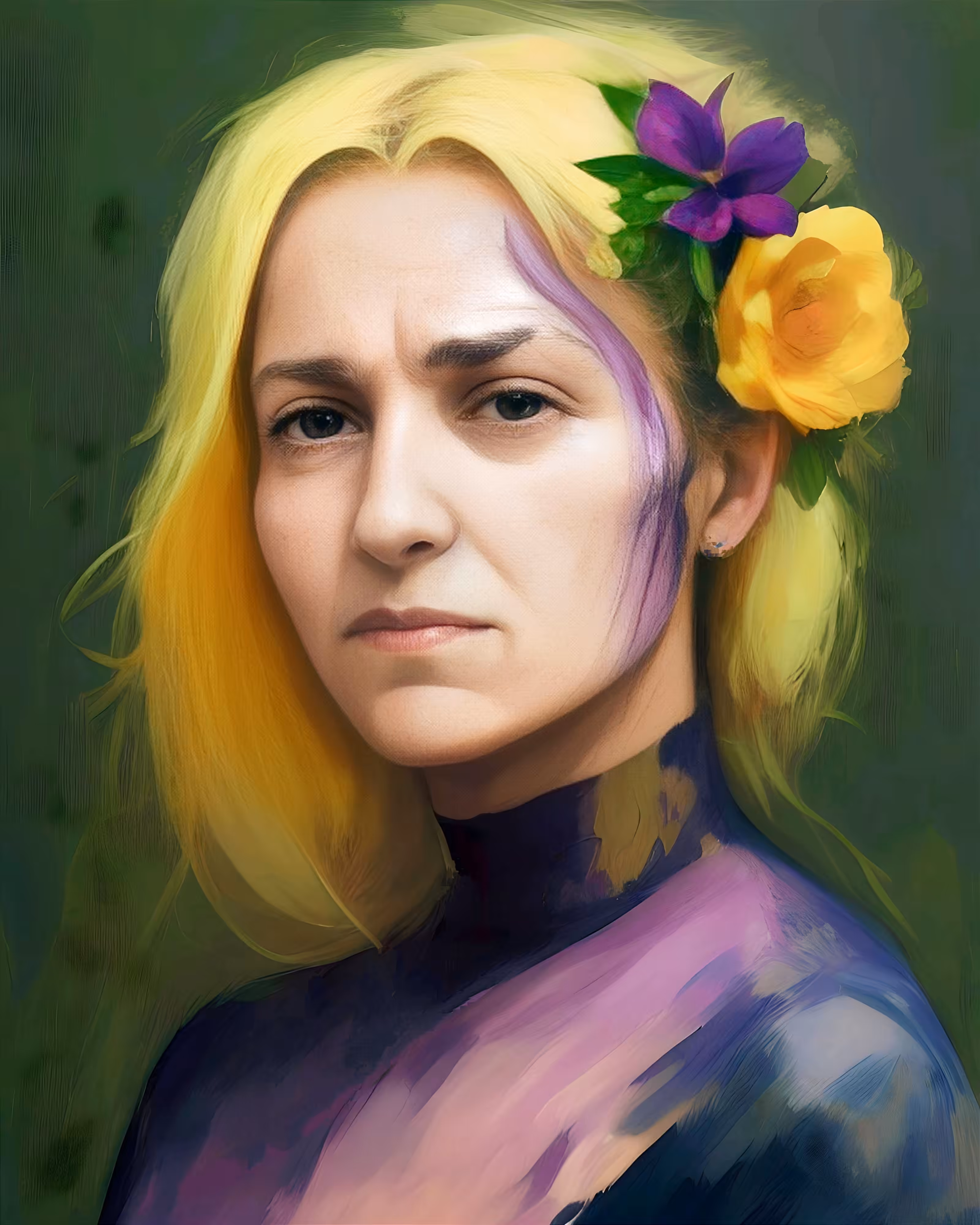 Elderly Woman.