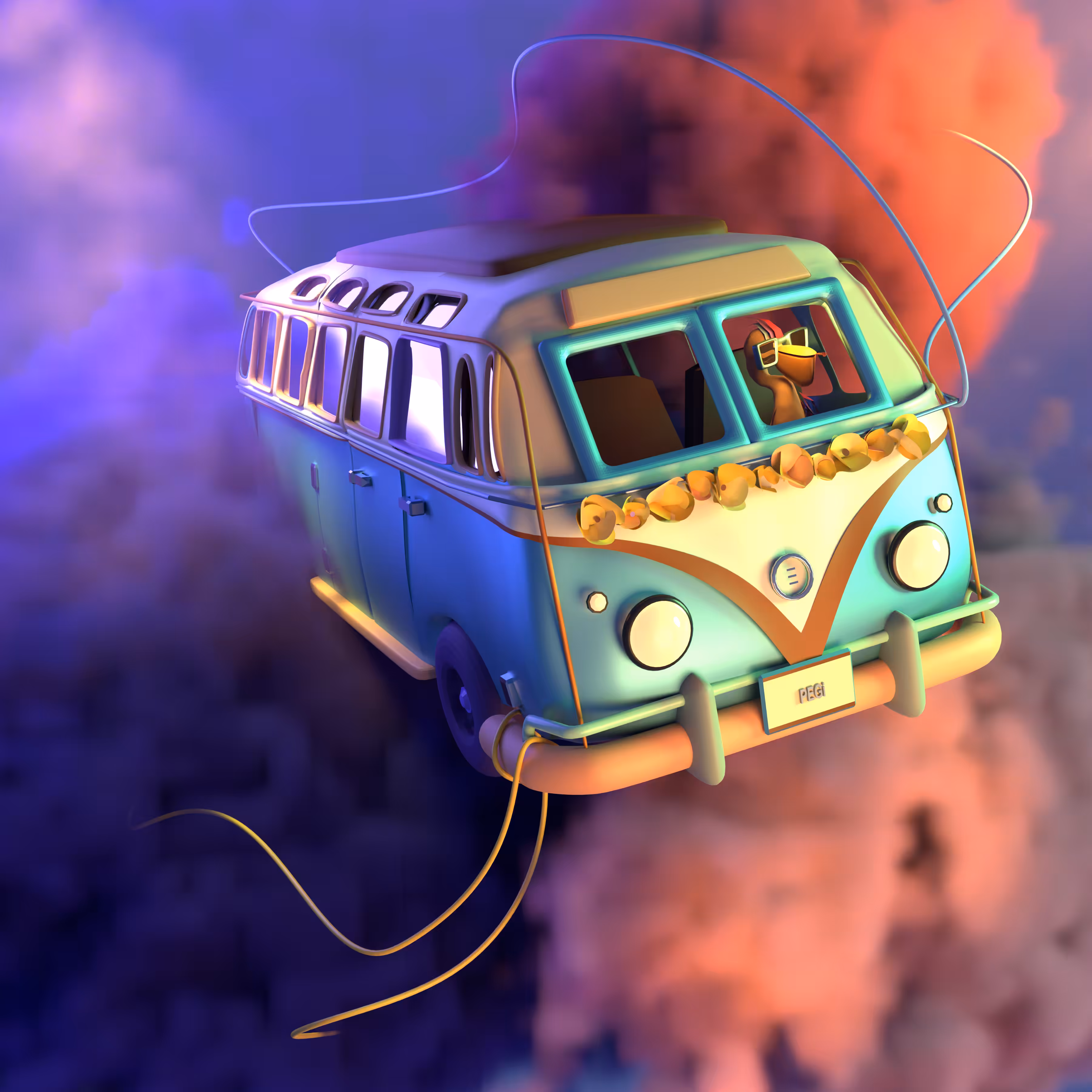 Blue Van