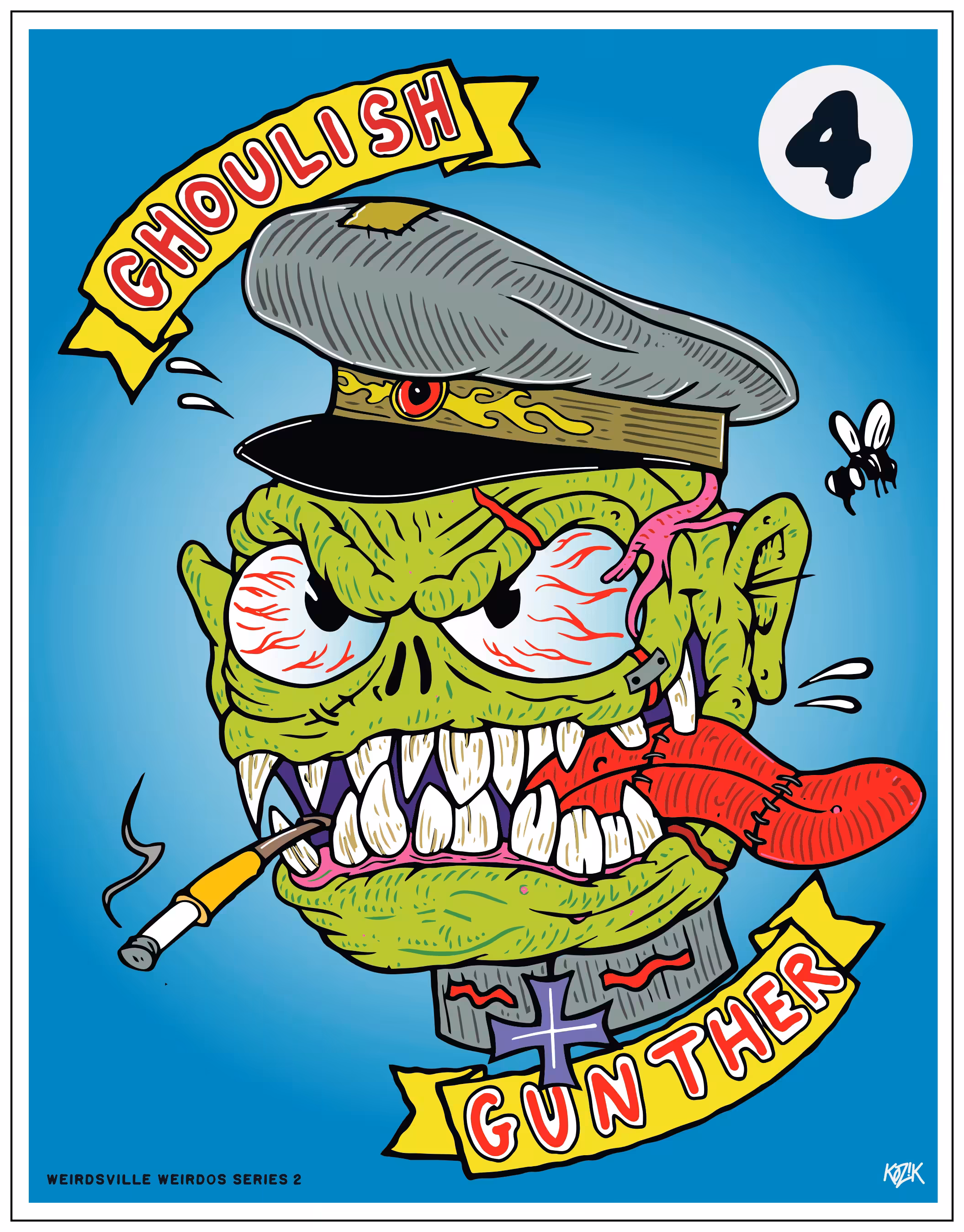 Weirdsville Weirdos Series 2: Ghoulish Gunther 4/12