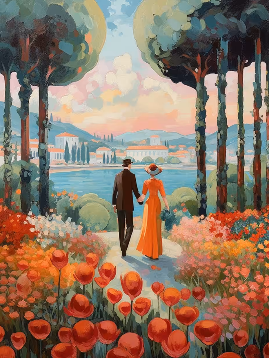 A Stroll with Him