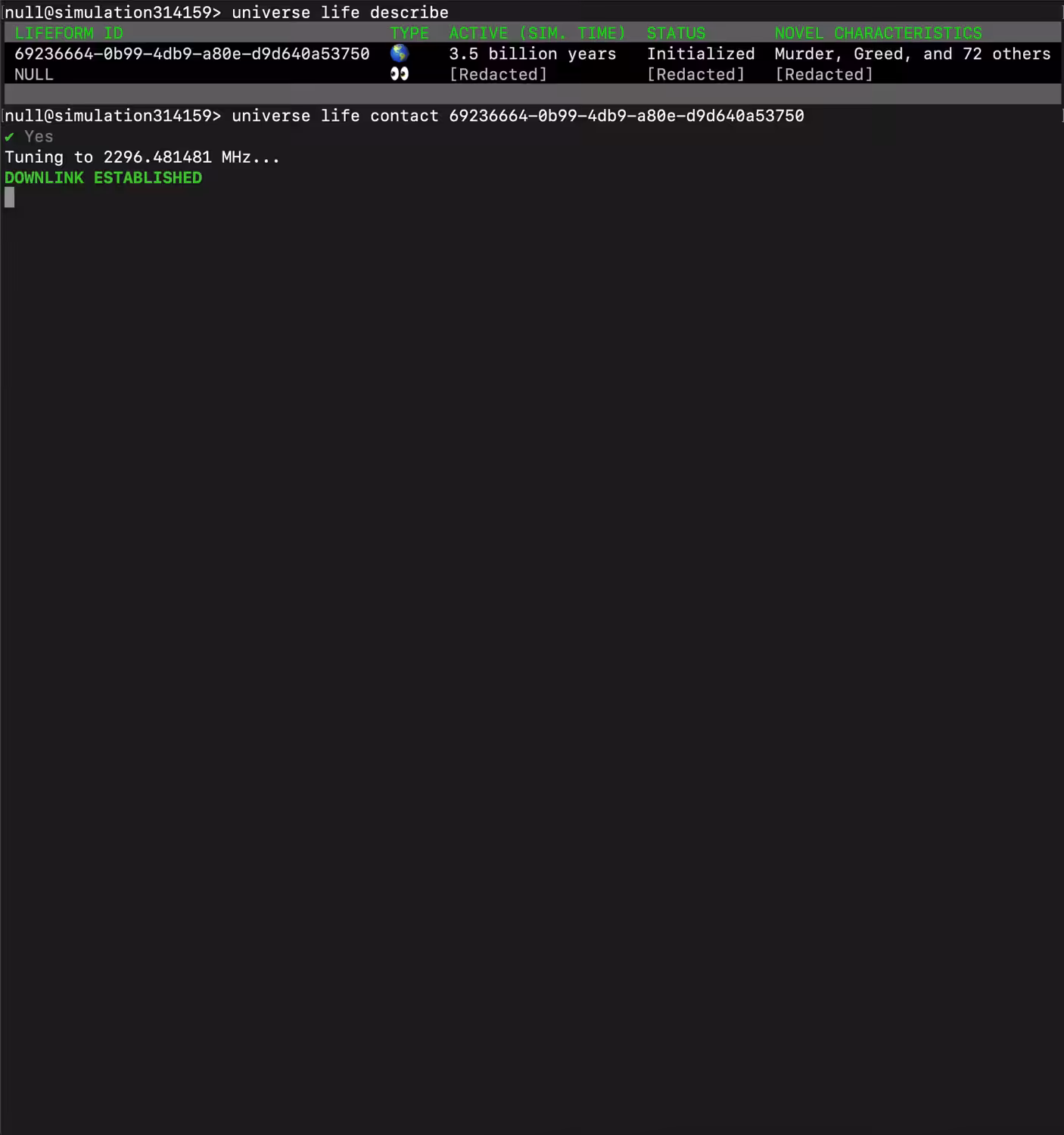 CLI - Downlink Lost (Part 2)
