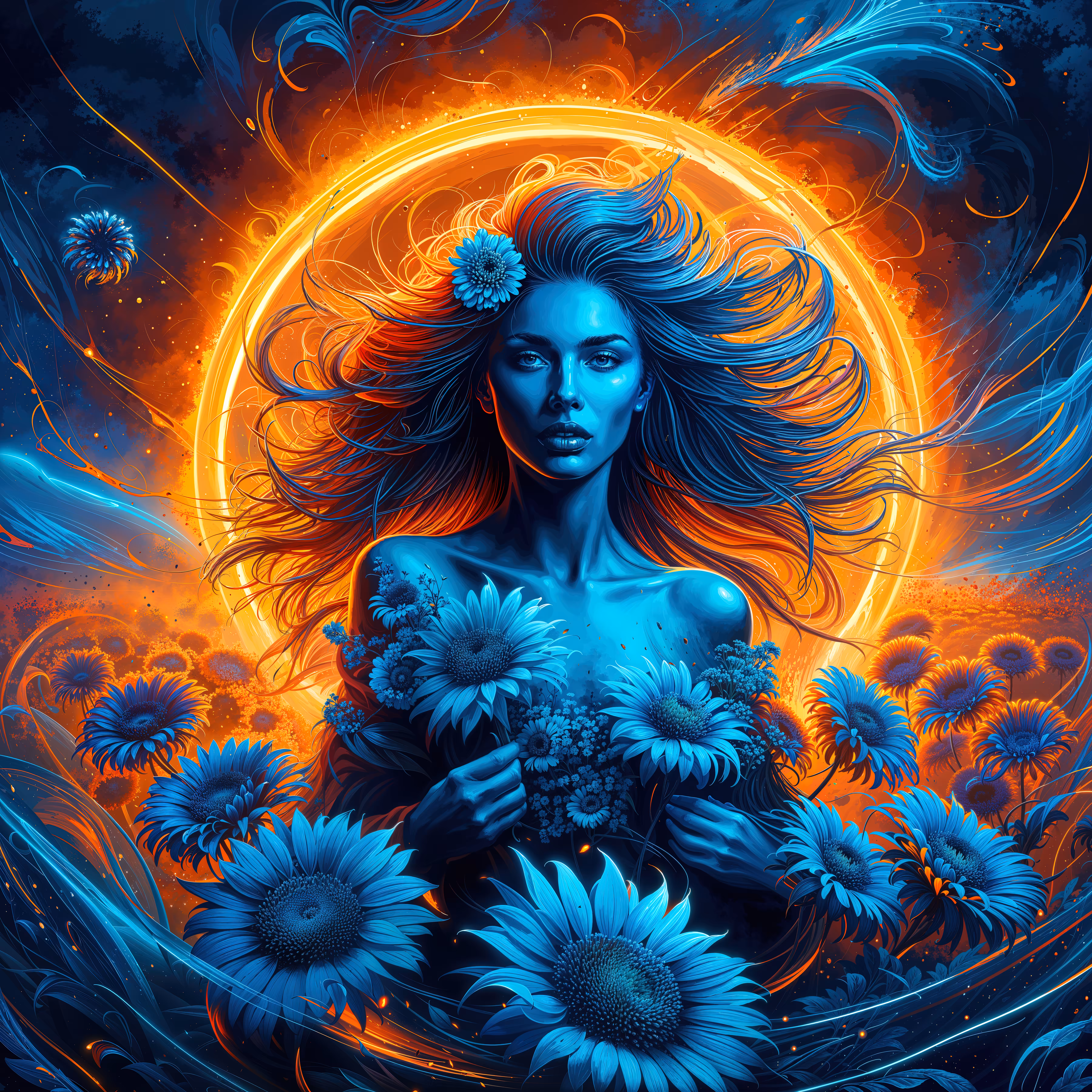 SUNFLOWERS BLUES #3