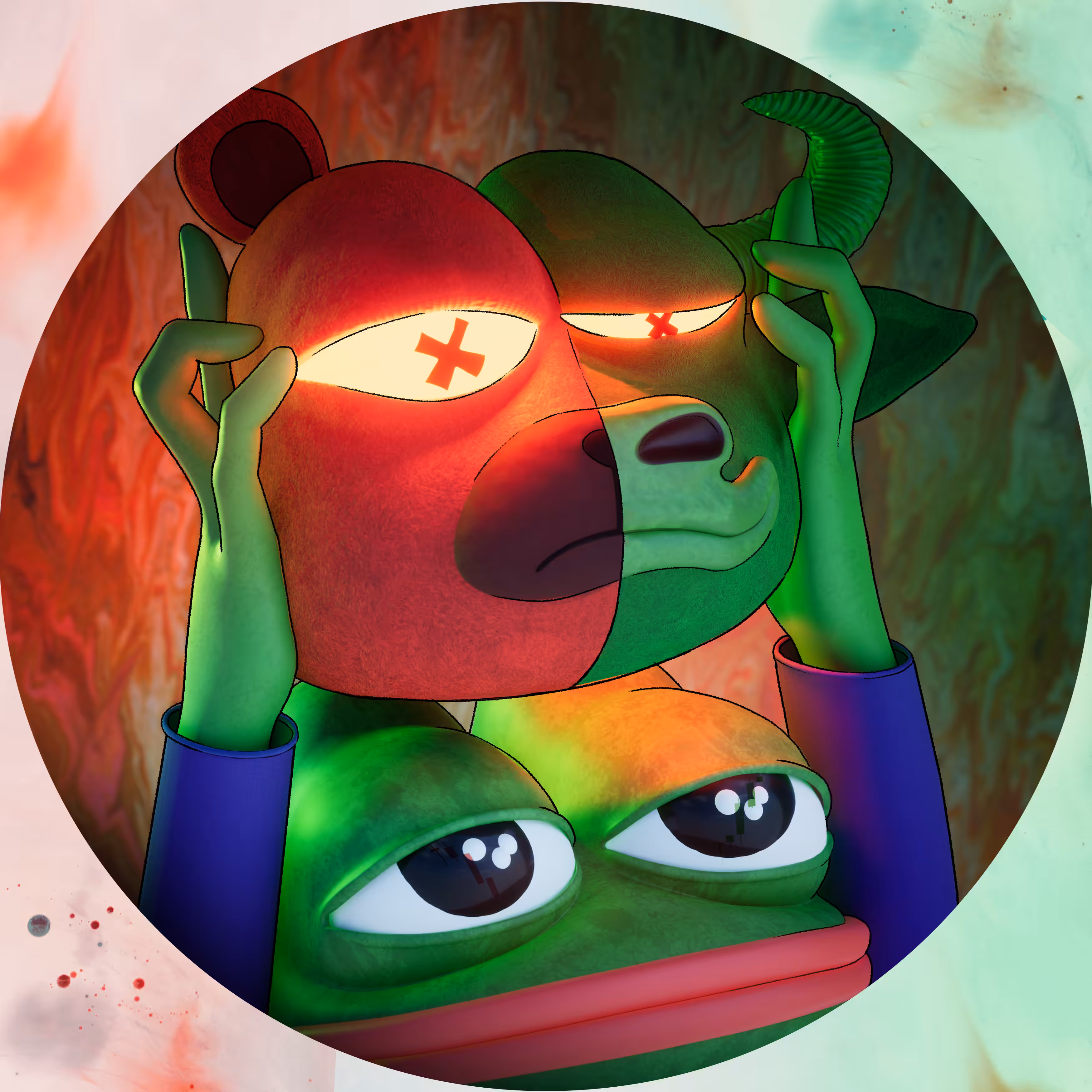 SKULLS OF PEPE 1/1: MARKET DOMINANCE SKULL