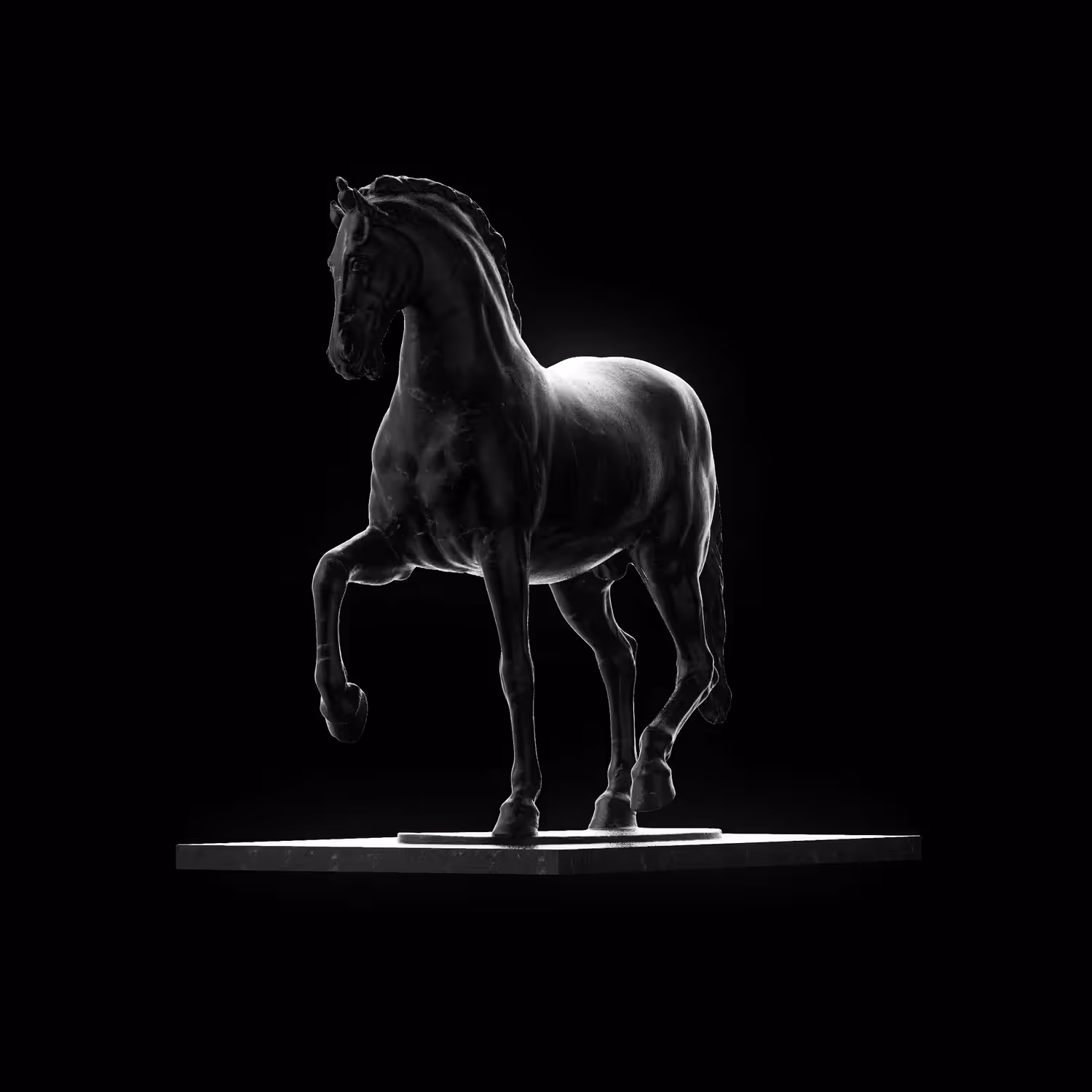 #004 Pacing Horse